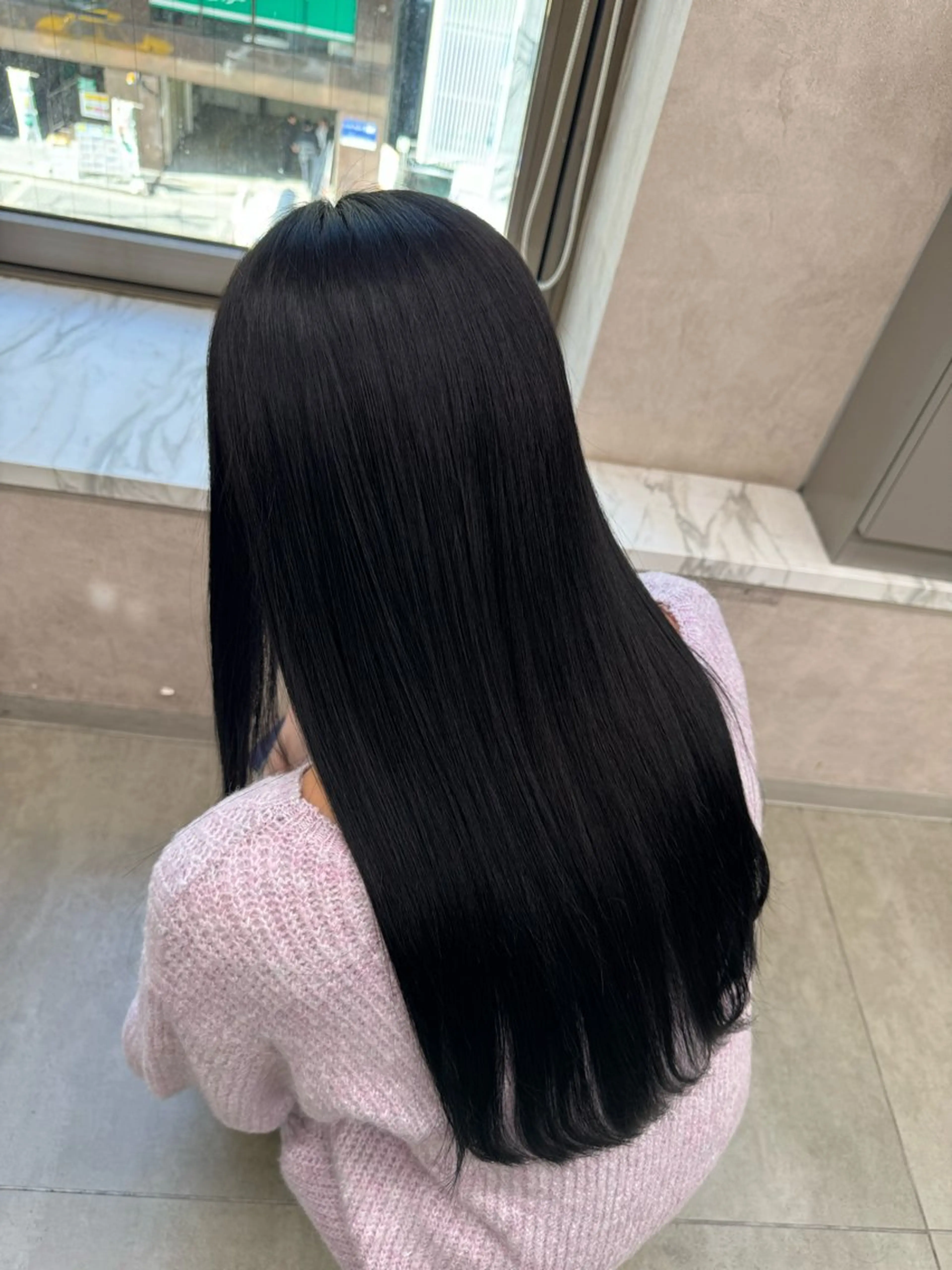 ミディアム カラー パーマ ヘアアレンジ メンズ キッズ 韓国系🇰🇷🩶 艶暗髪/MEIのヘアスタイル