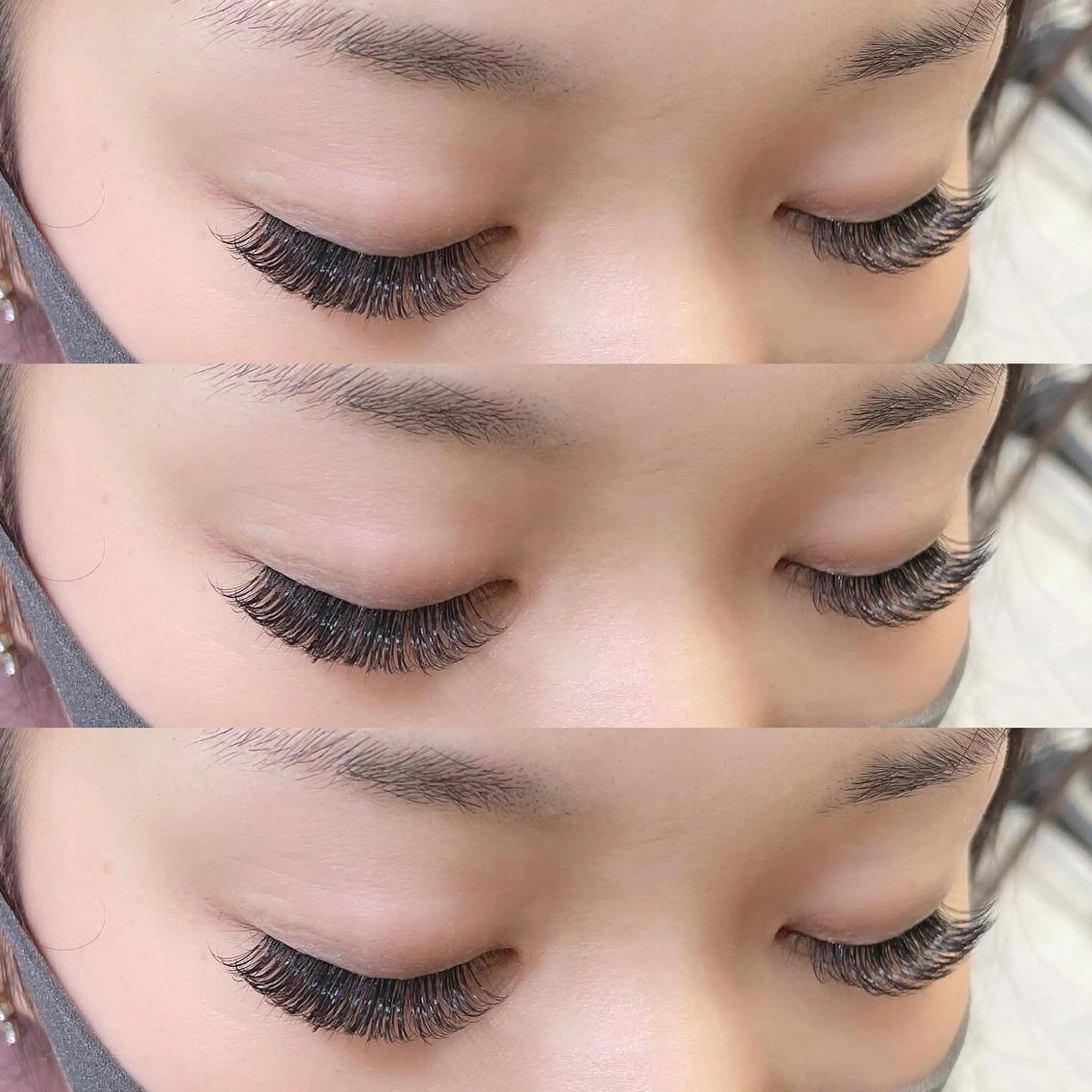 マツエク・マツパ ボリュームラッシュ 似合わせ ワンホン 束感まつ毛 西本町のマツエク・マツパデザイン