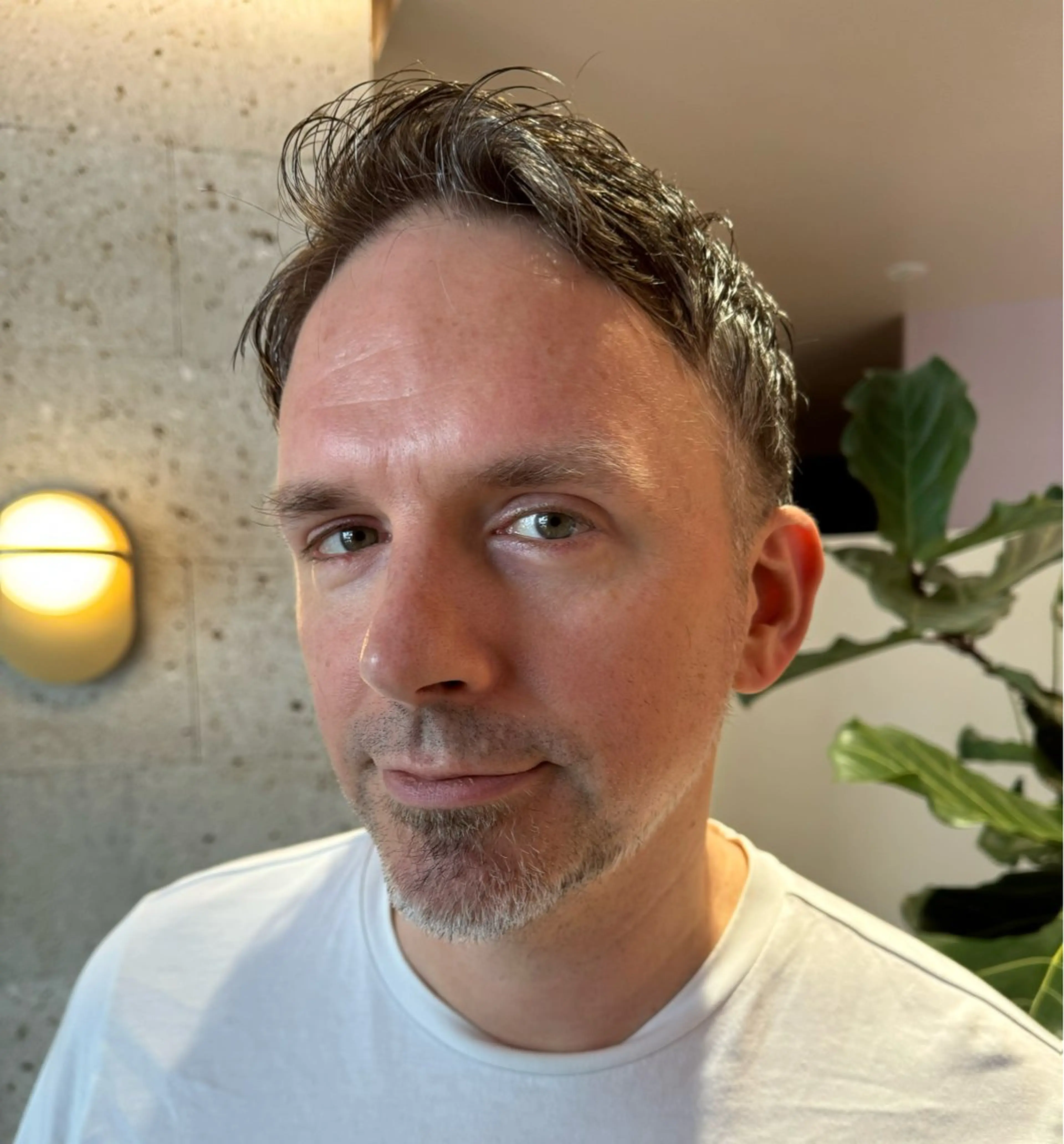 メンズ アップバング メンズショート 桒原 ちさのヘアスタイル