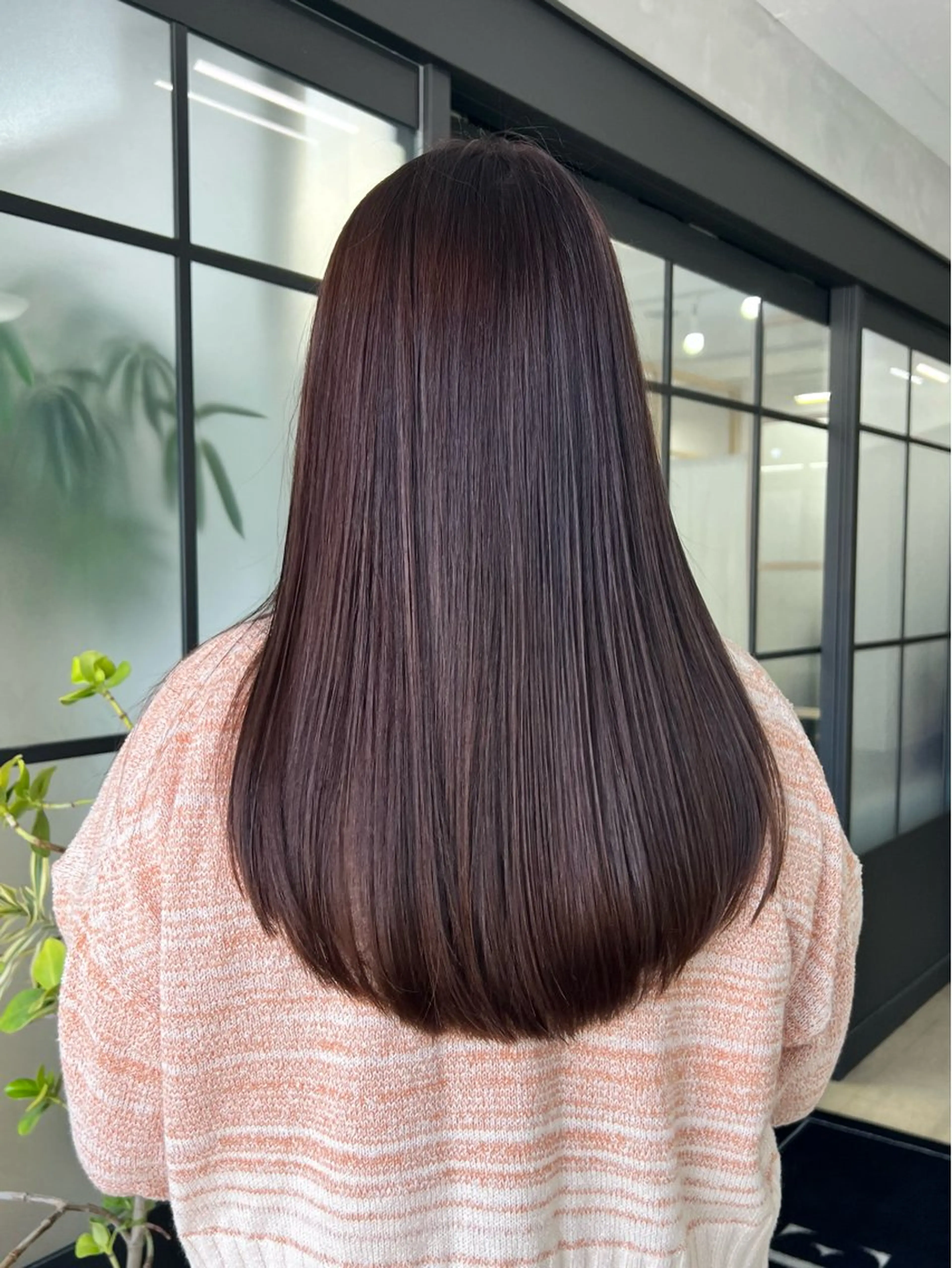 ロング 縮毛矯正 カット ヘアカラー 縮毛矯正 トリートメント 海外ヘア／レイヤー カットNatsuのヘアスタイル