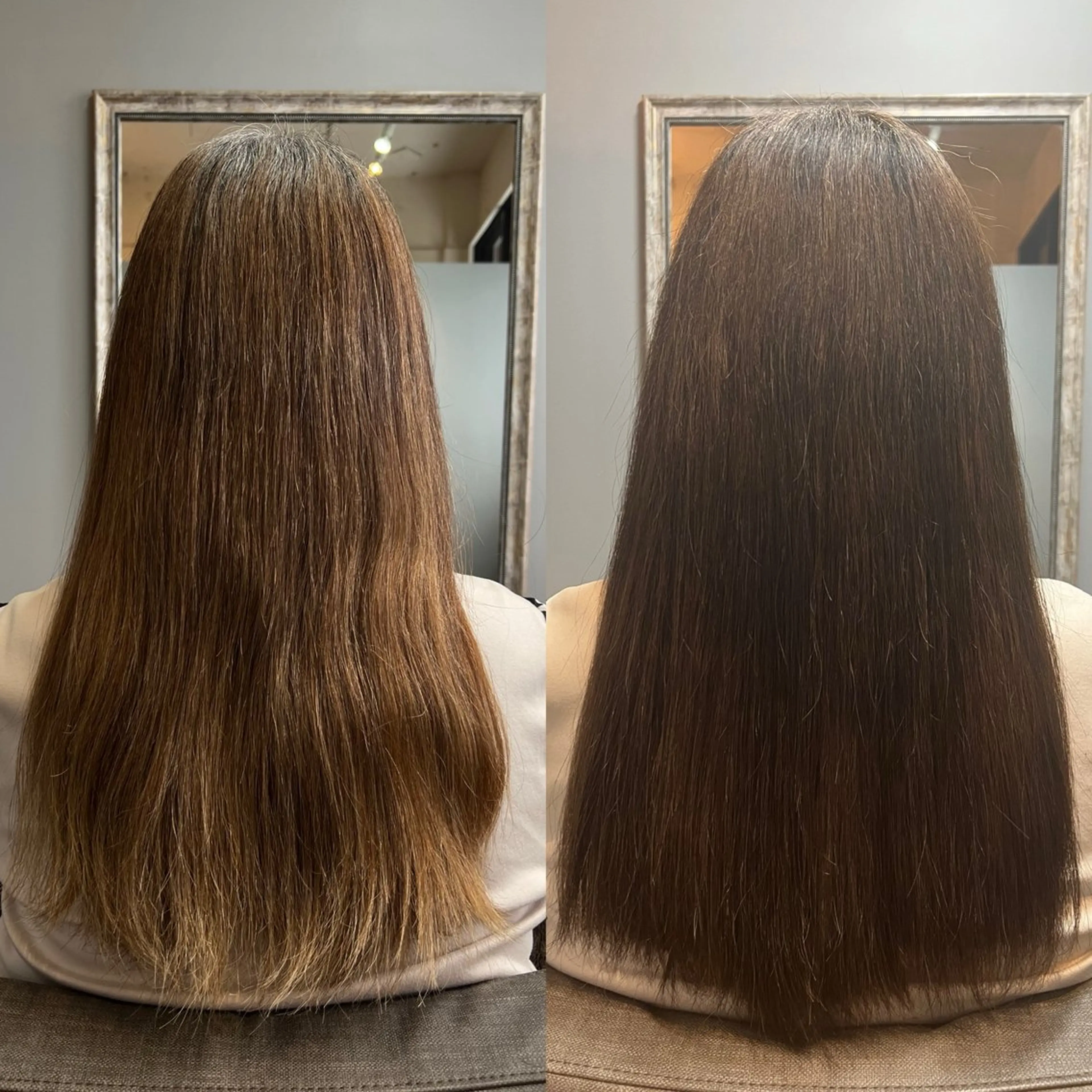 ロング カラー ブラウンカラー ナチュラルブラウン くせ毛 ヘアカラー 粥川 幸彦のヘアスタイル