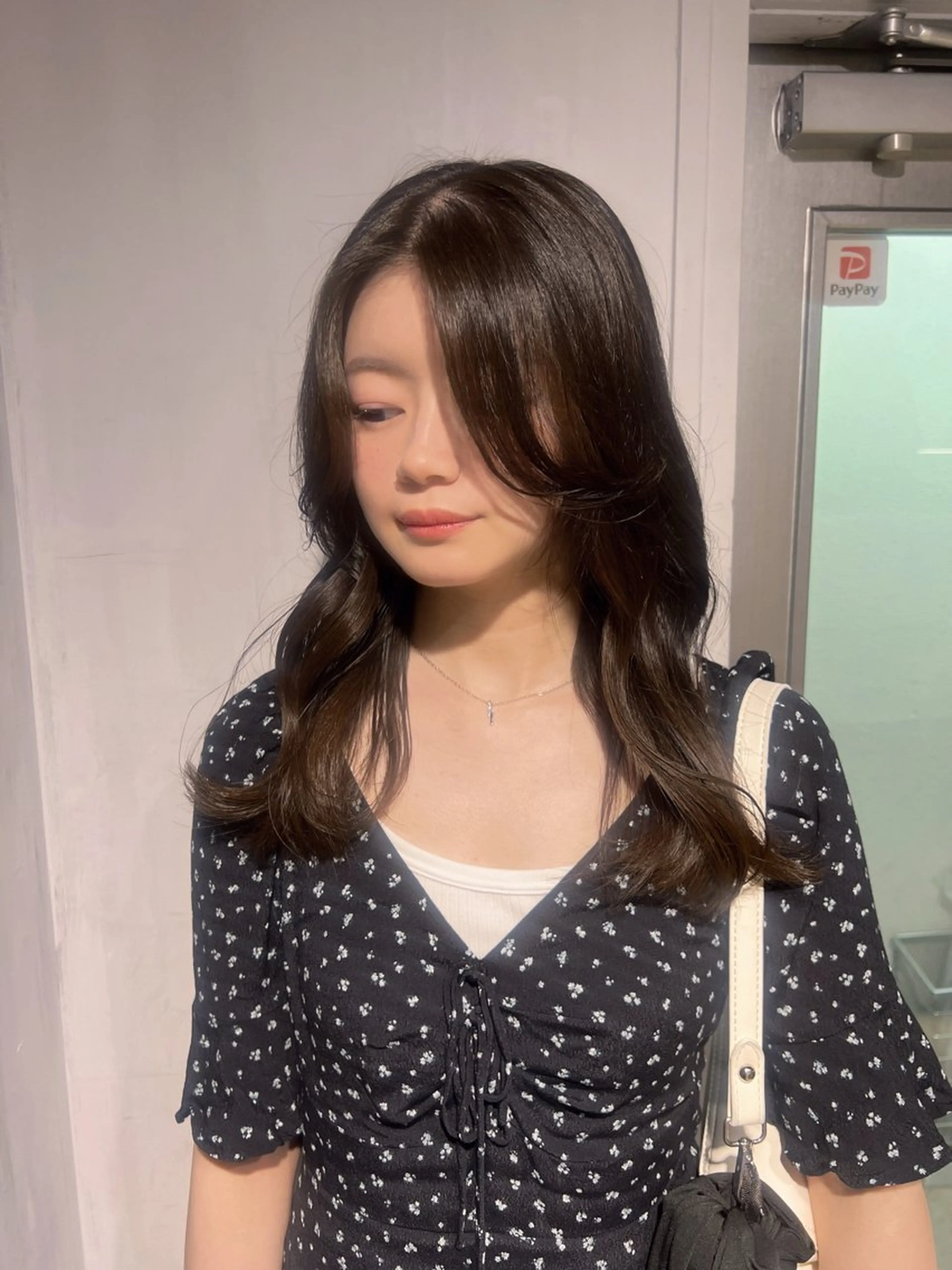 ロング カット ヘアカラー NANAMI🩵 大人可愛い韓国ヘアのヘアスタイル