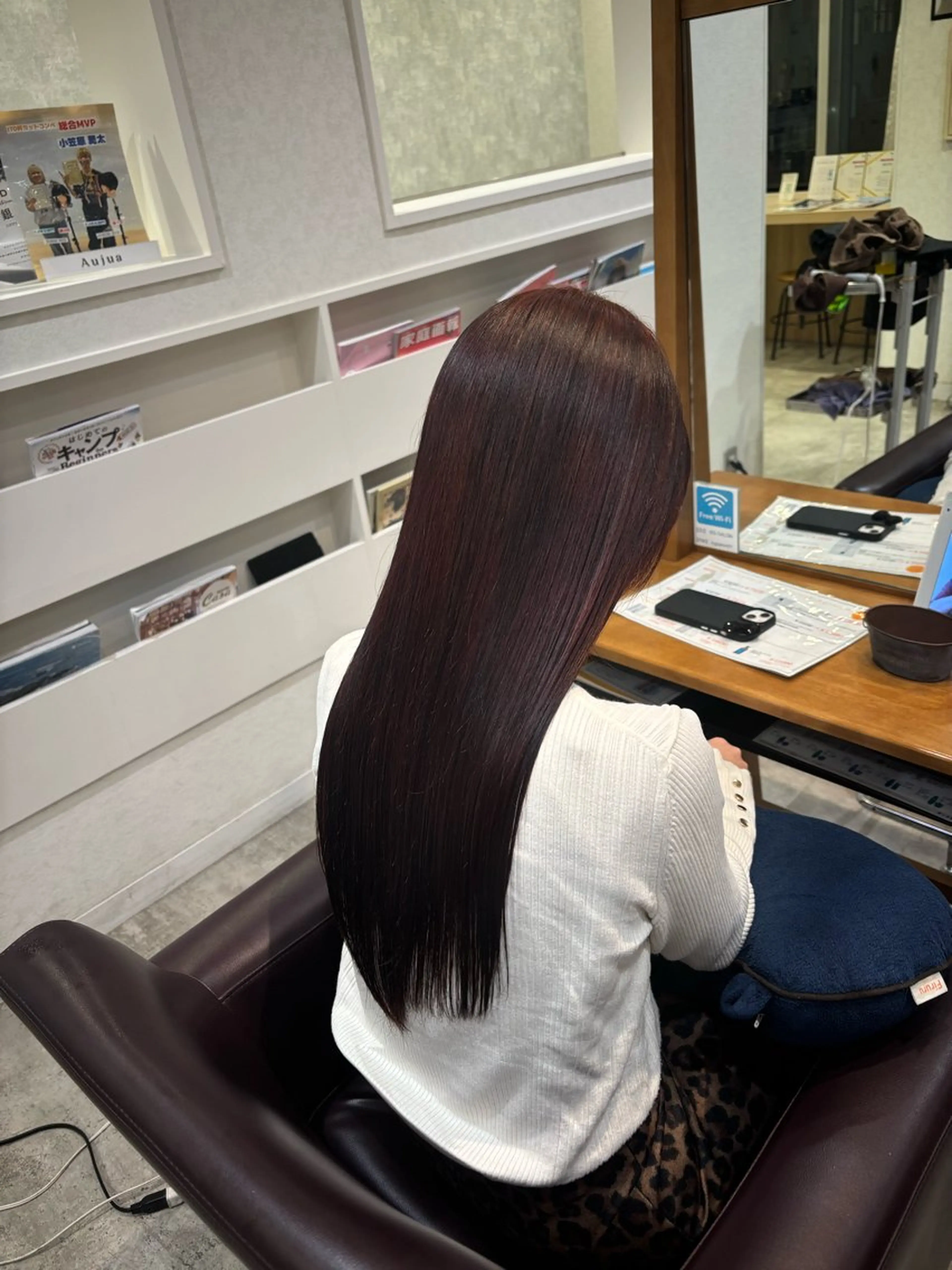 ロング カラー 似合わせカット 透明感カラー/中野のヘアスタイル