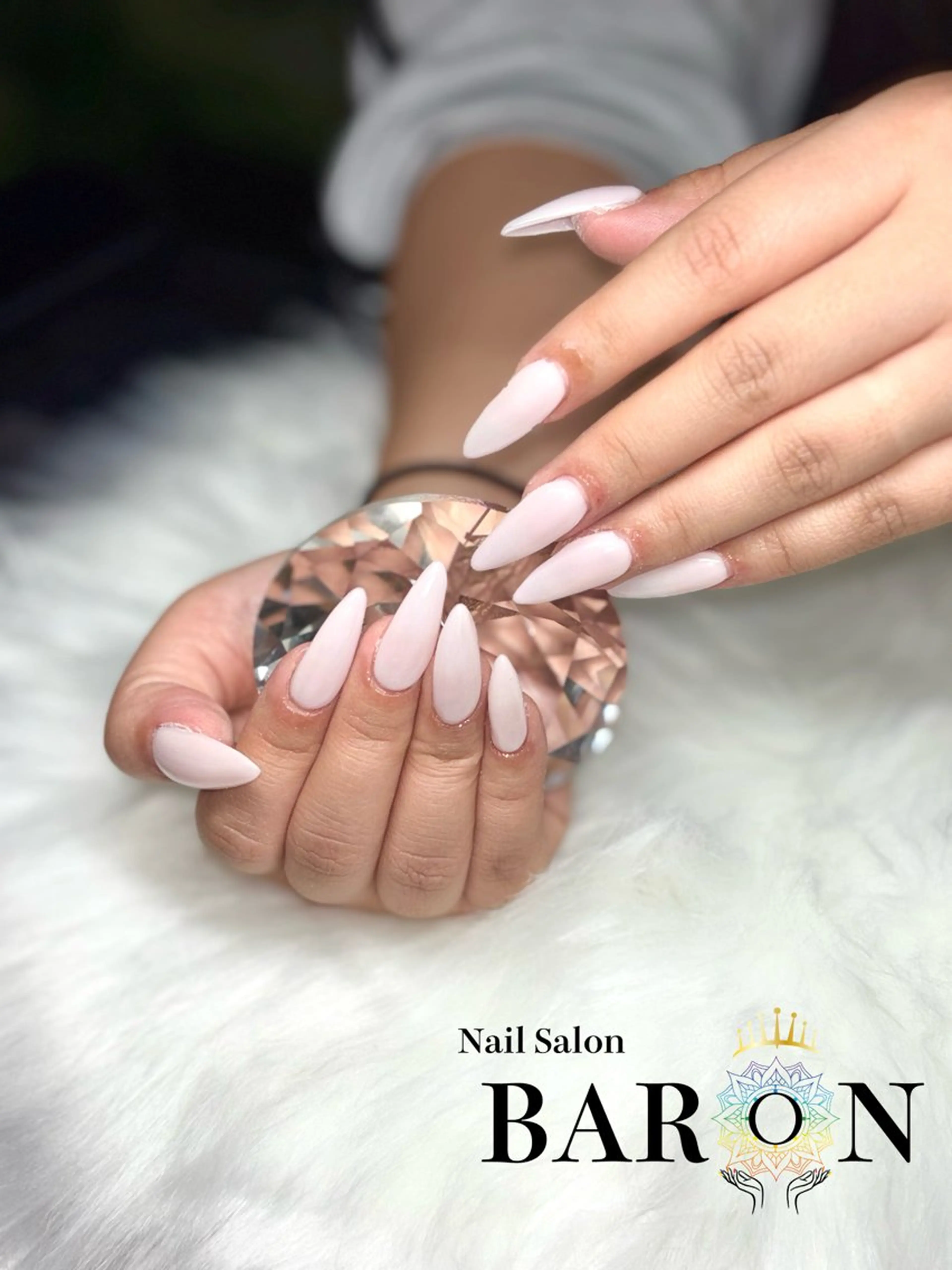 《最先端スカルプ》💅モデル募集🩵ワンカラー/ラメグラ(パーツ別途料金)✨オフなし ¥4000 165分の写真