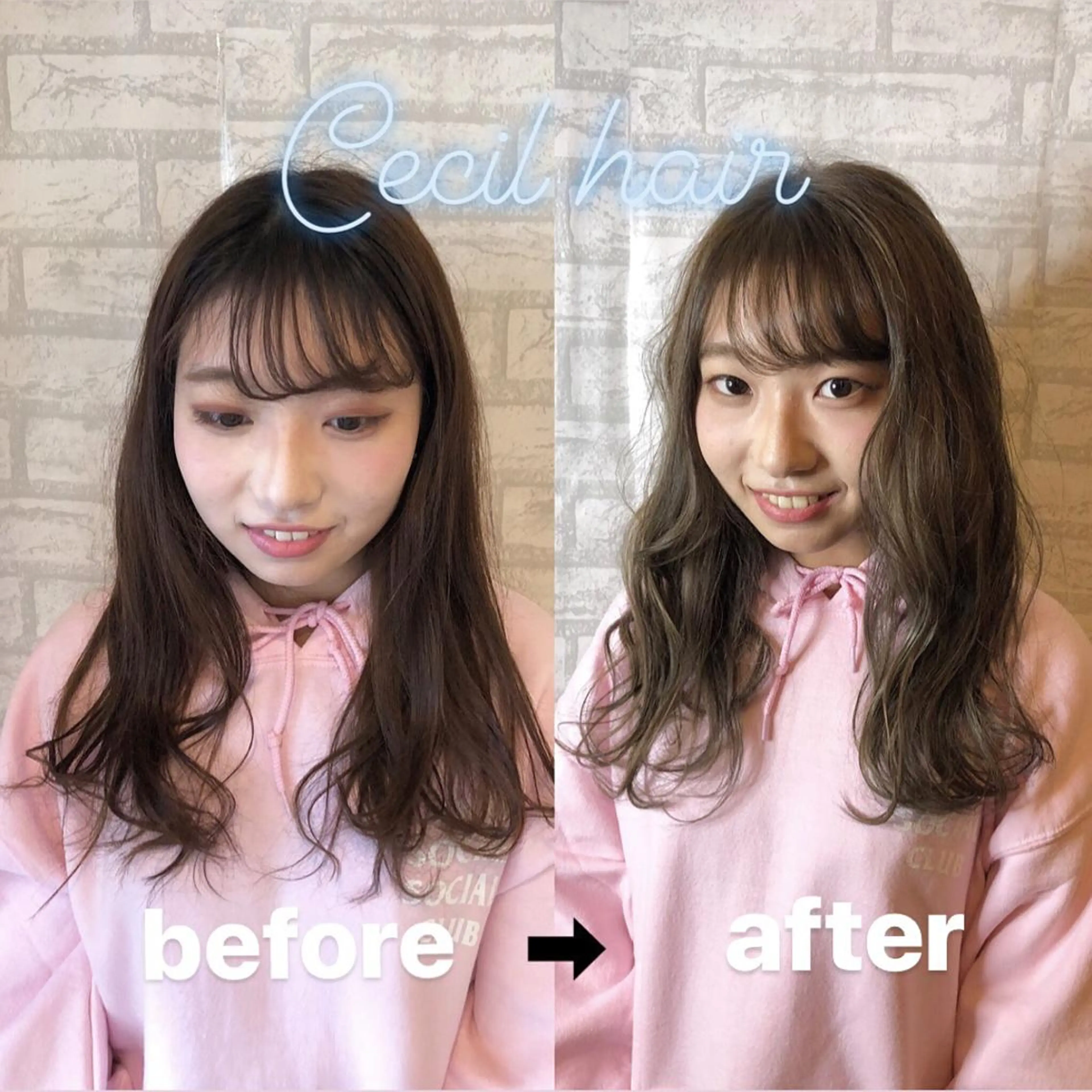 ミディアム カラー JILBLAN京都 ショート/ハイライトのヘアスタイル