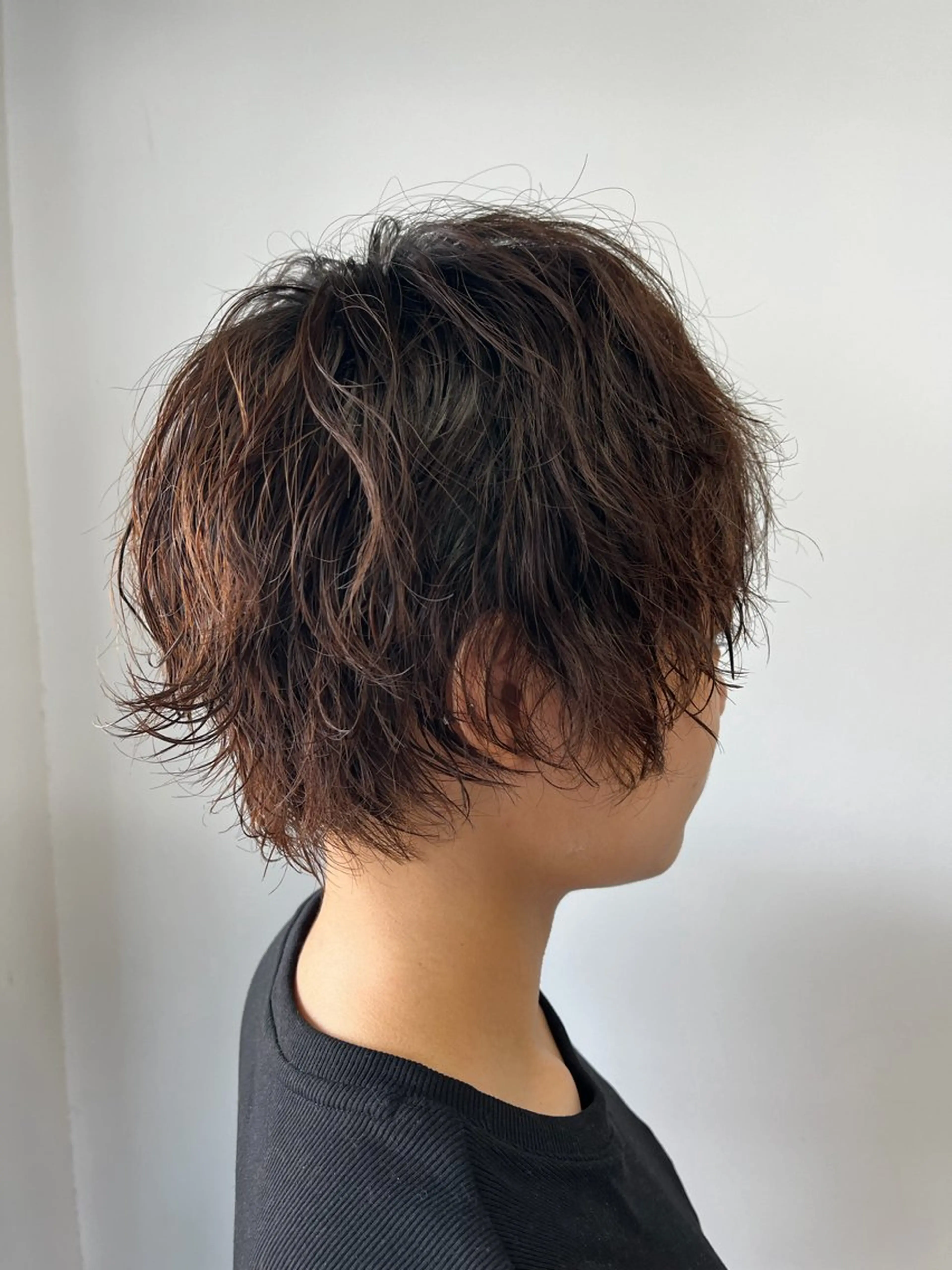 ショート パーマ 伊藤 賢のヘアスタイル