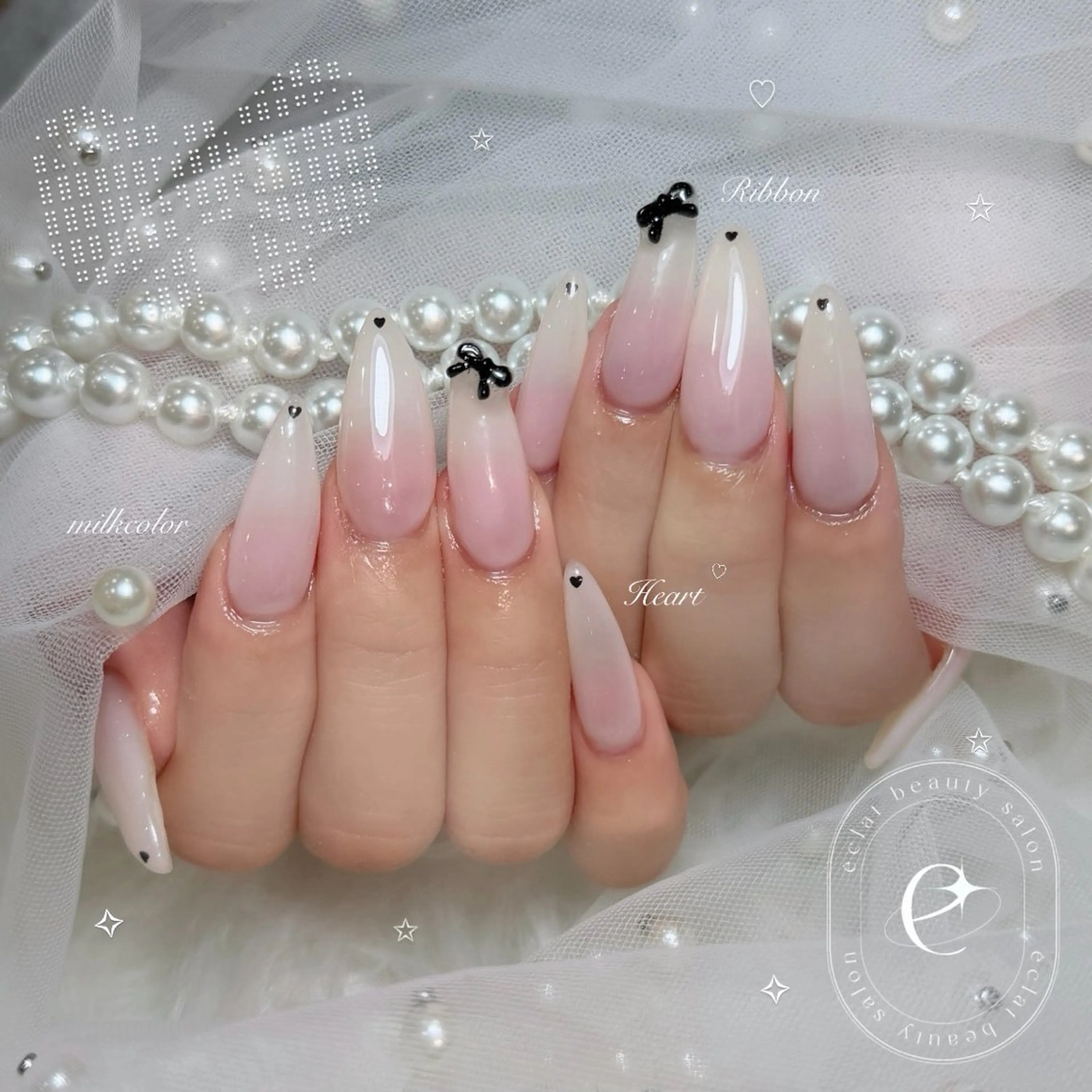 ネイル ハンドネイル eclat Kaedeのネイルデザイン
