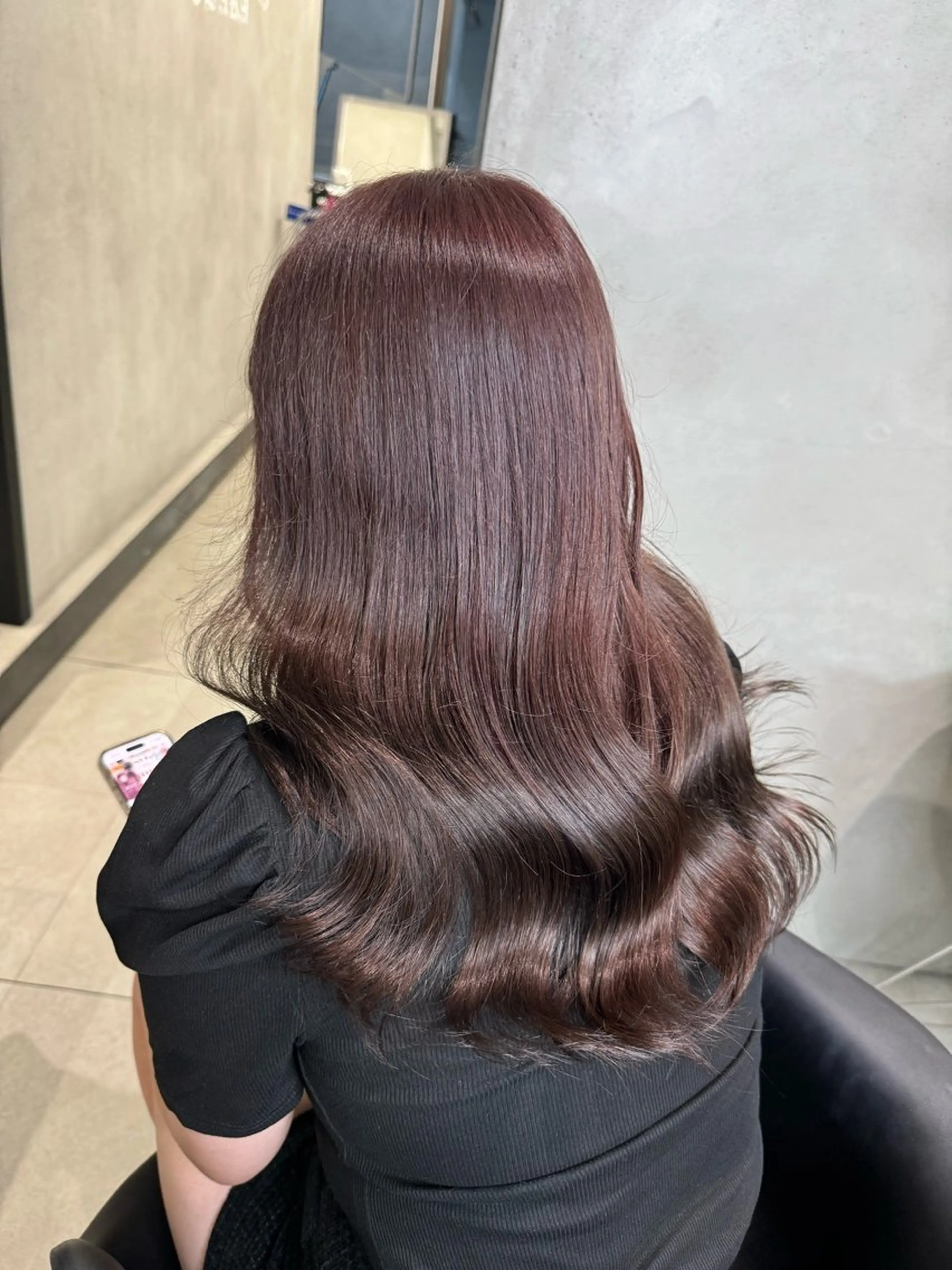 カラー 🇰🇷韓国風ハイ トーンKANA🖤のヘアスタイル