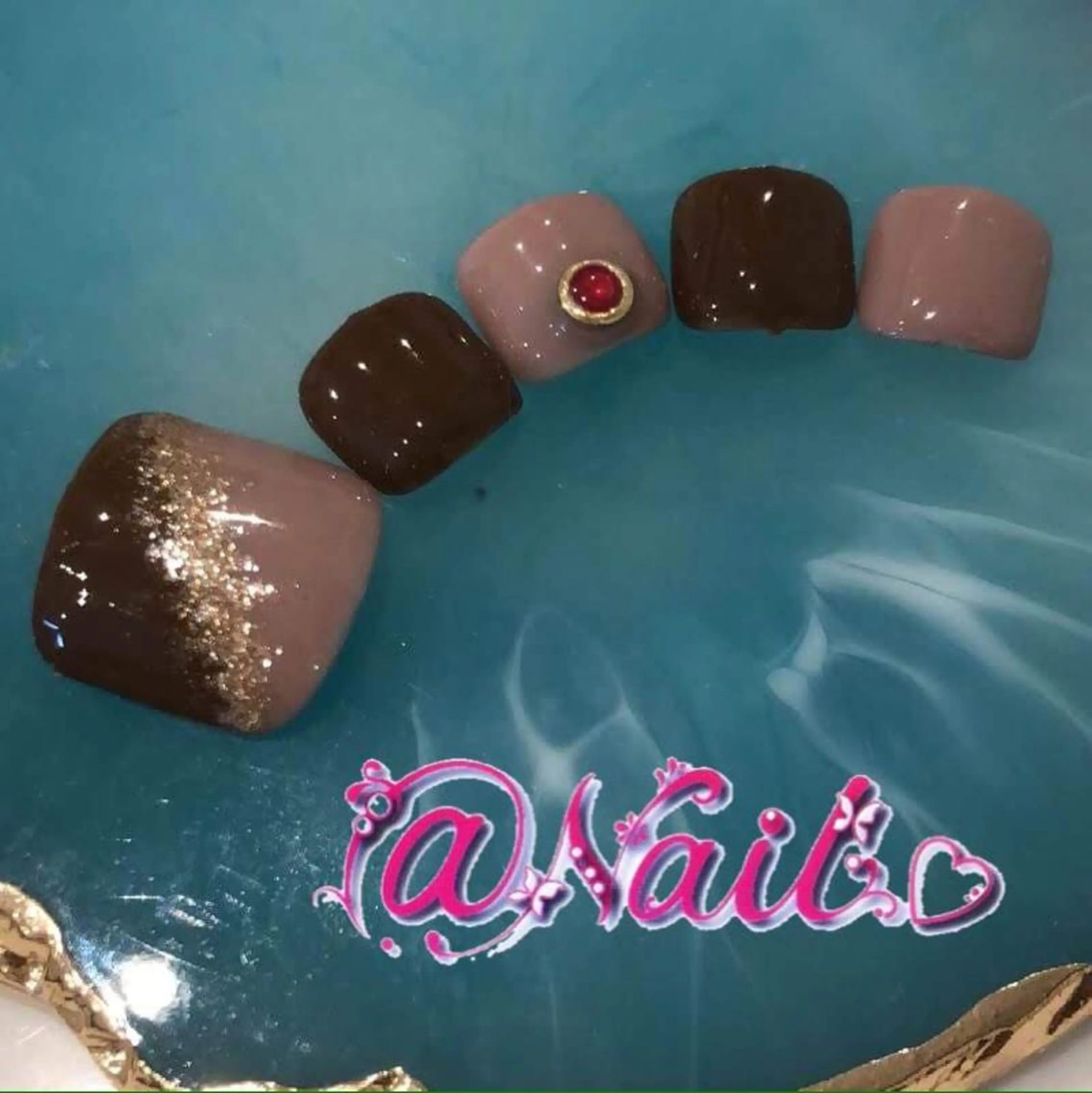 ネイル ネイルチップ 小尾 栞のネイルデザイン