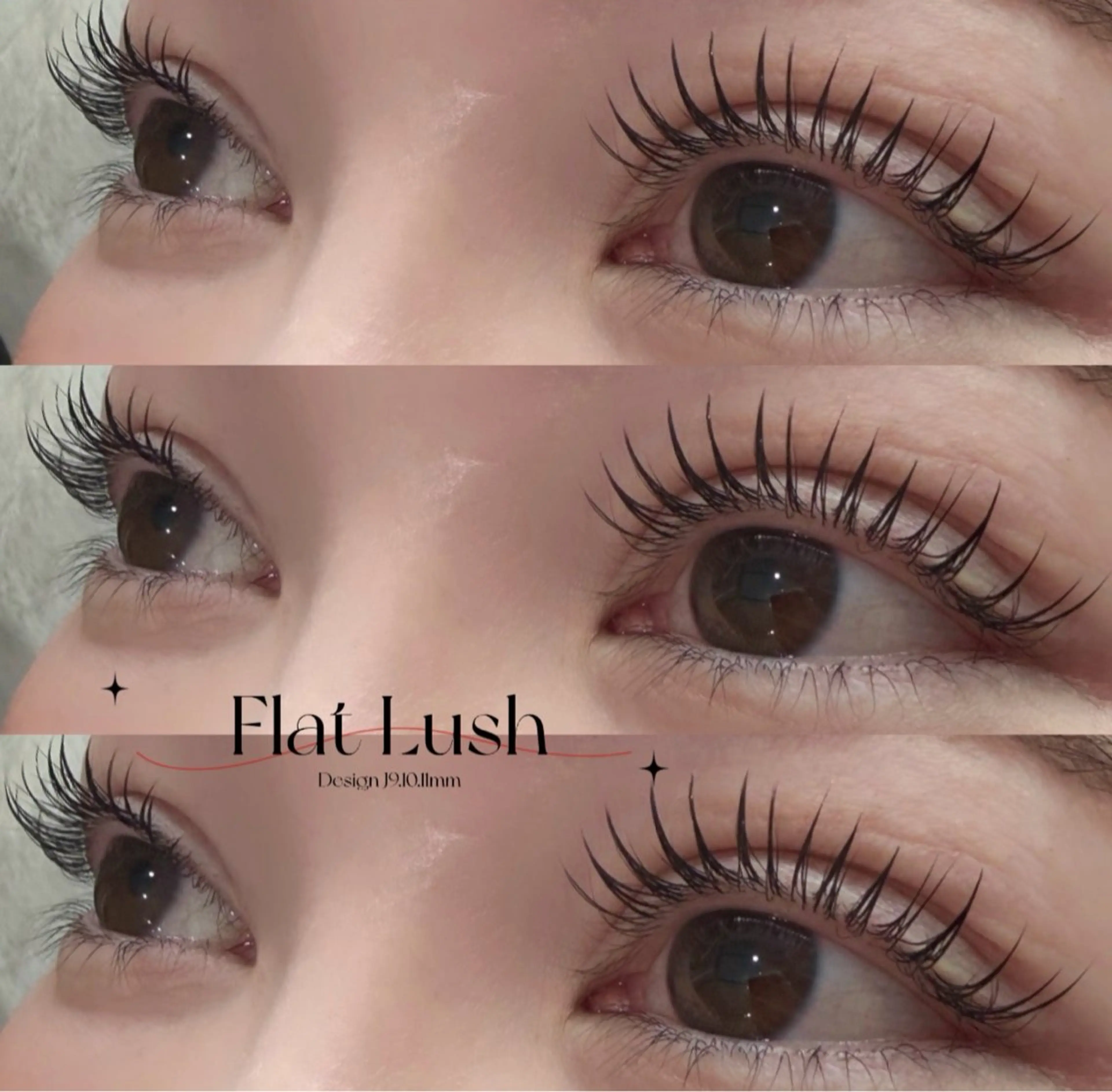 - ̗̀ マツエク ̖́-フラットラッシュ80本《コーティング付》の写真