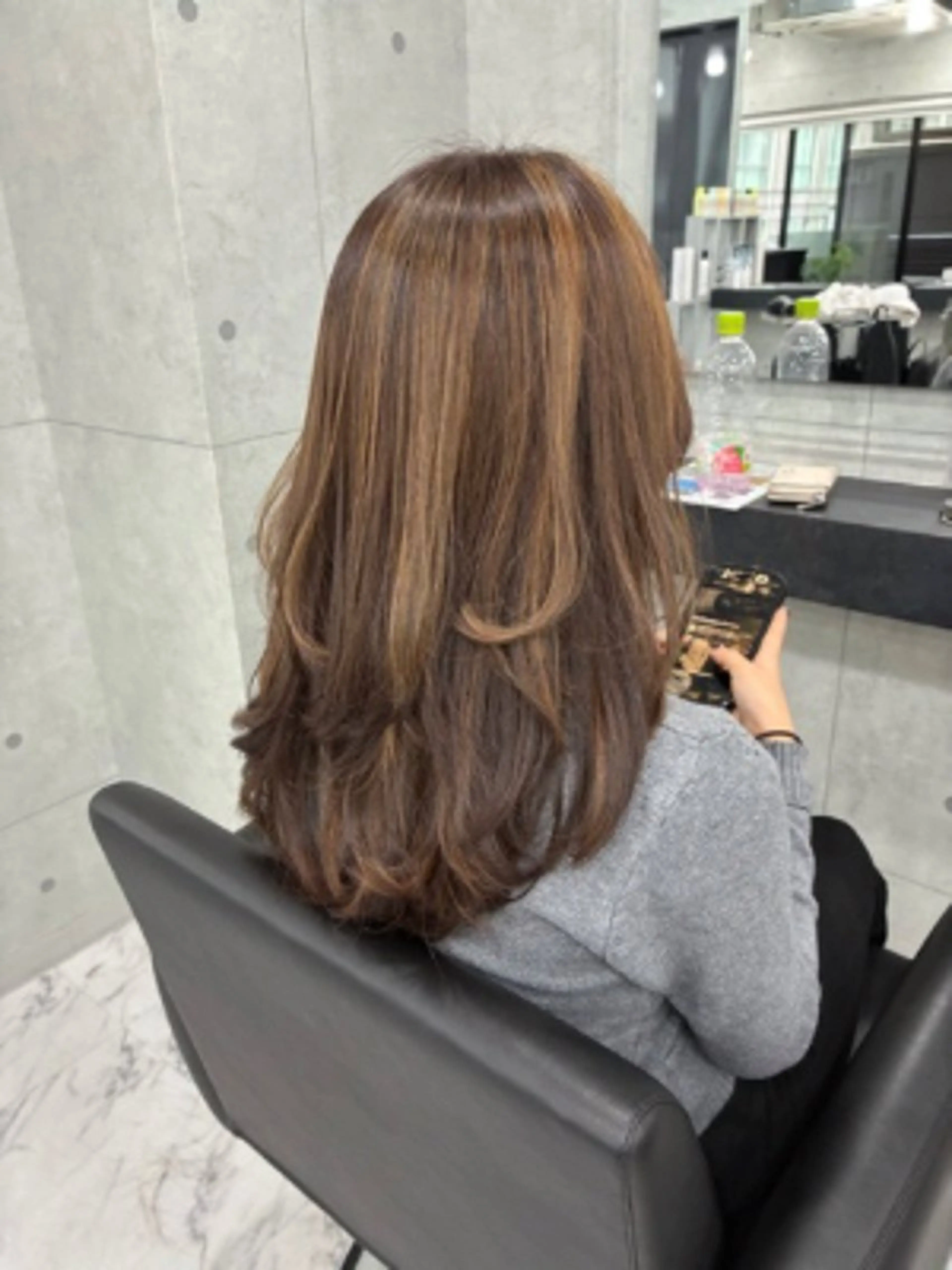 ロング カラー カット ヘアカラー トリートメント Endearing 🌟銀座のヘアスタイル