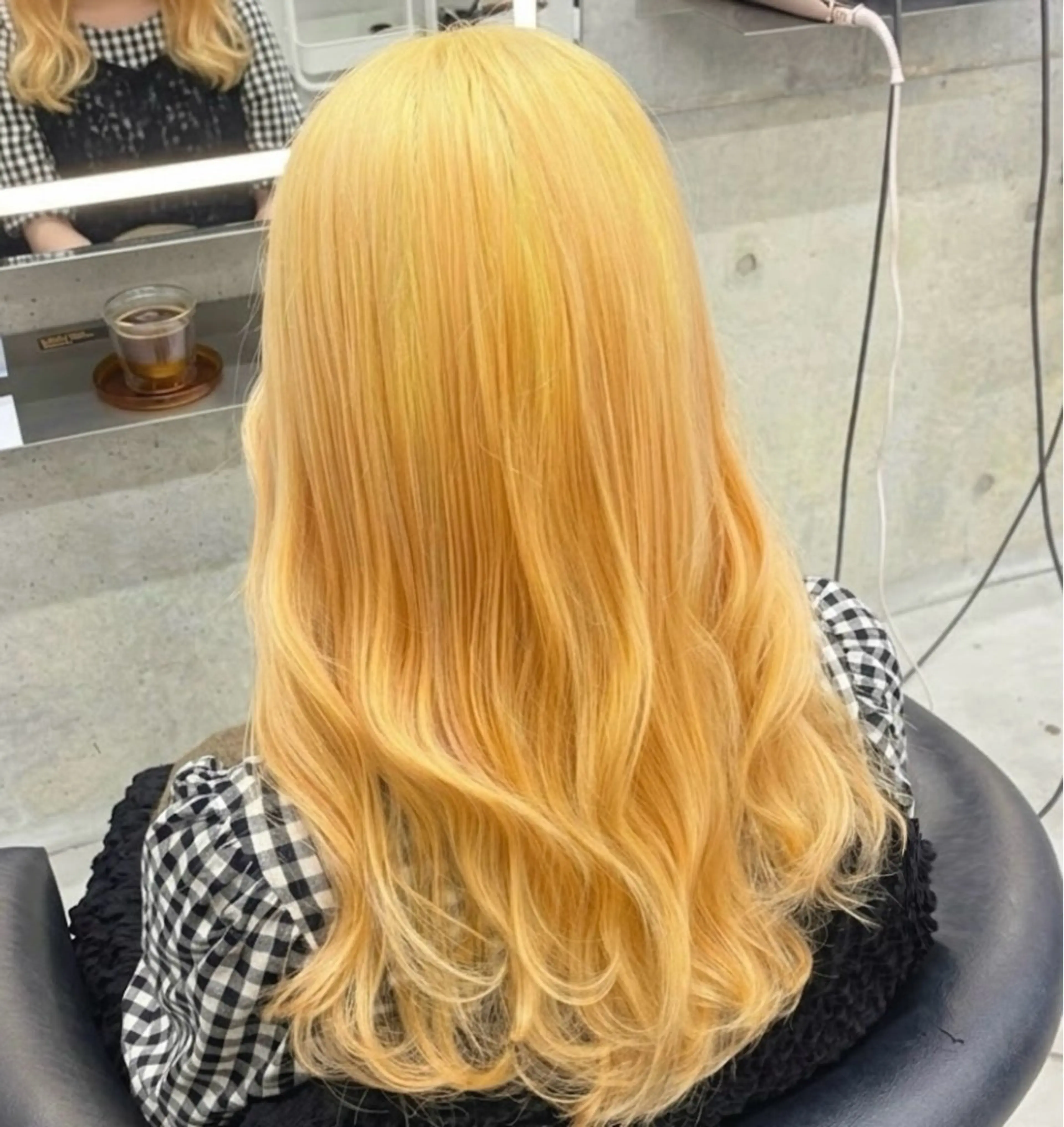 ロング ヘアカラー トリートメント hikari/大名 /暖色カラーのヘアスタイル