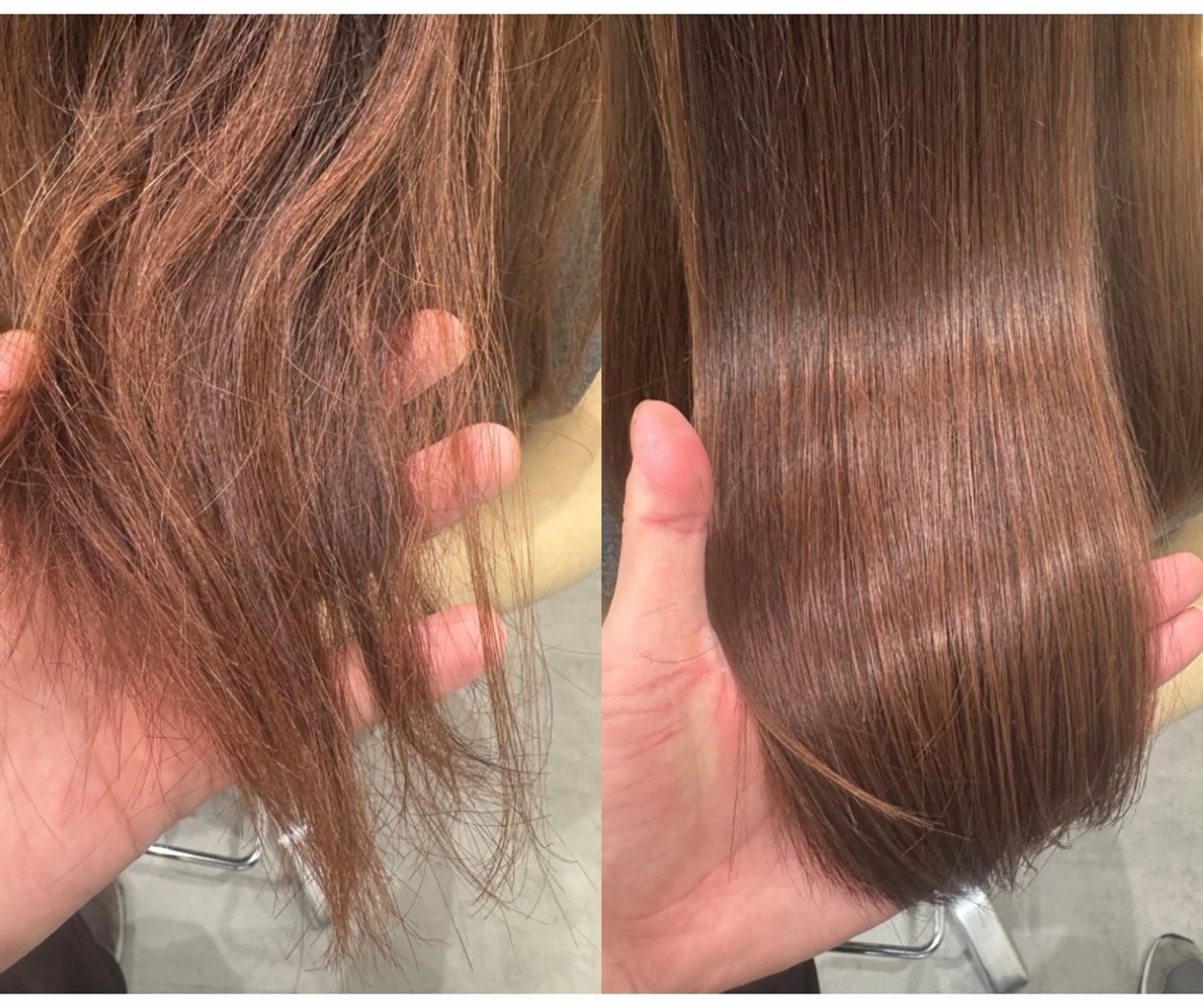 髪質改善 SNSモデルのヘアスタイル