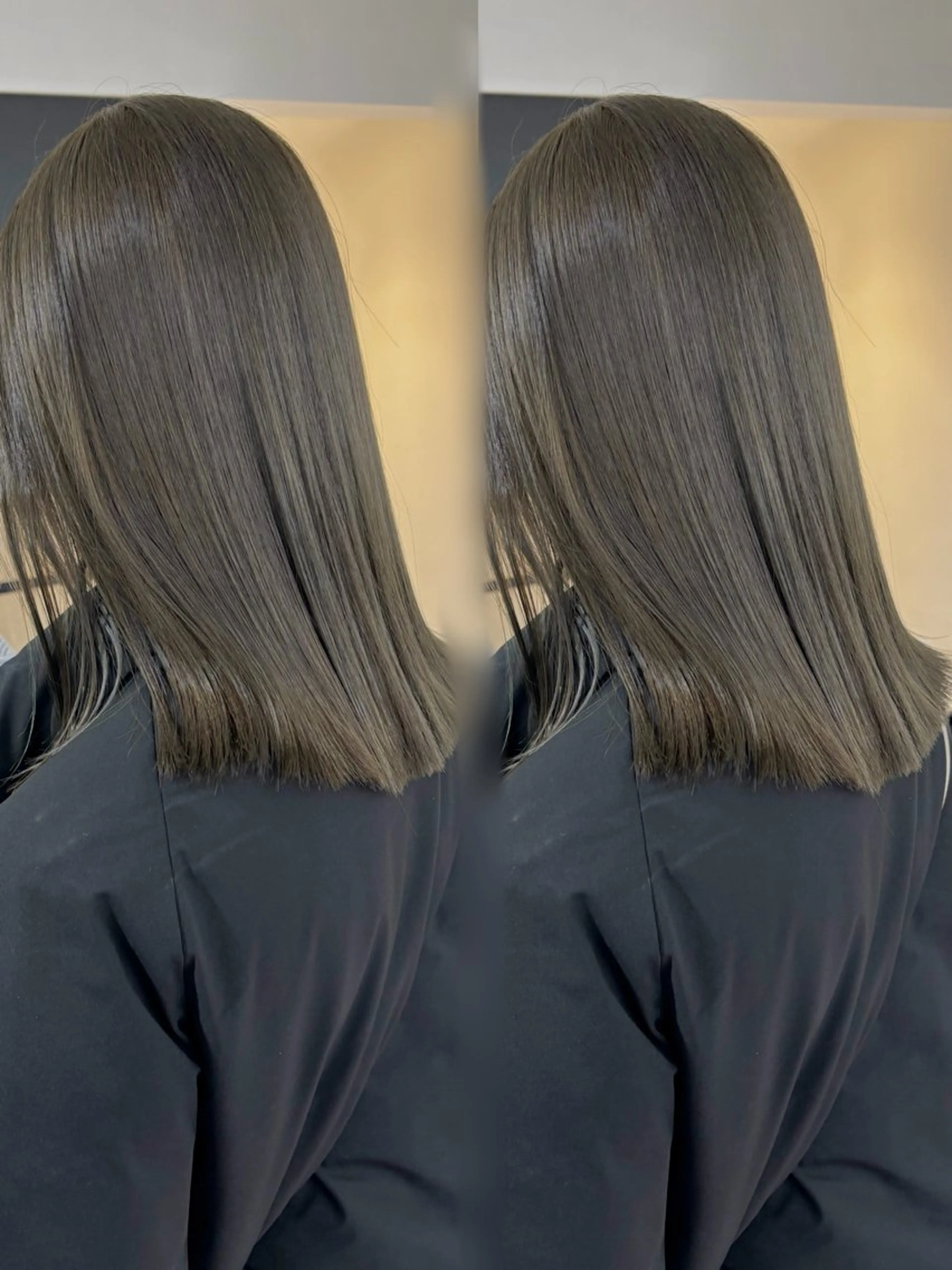 明るめオリーブベージュ✨髪質改善トリートメント付き✨の写真