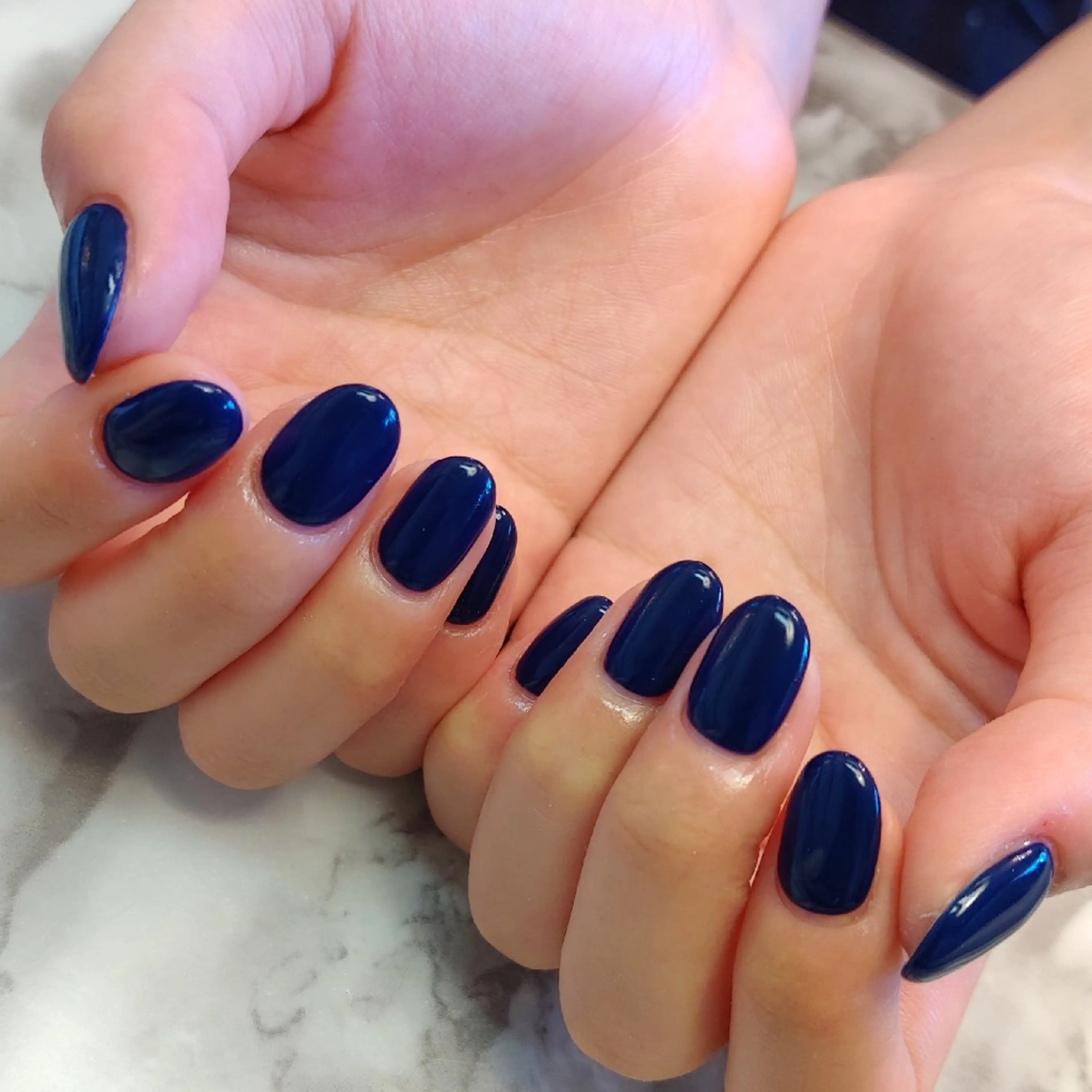 ネイル ワンカラーネイル ジェヌインネイル 河内のネイルデザイン