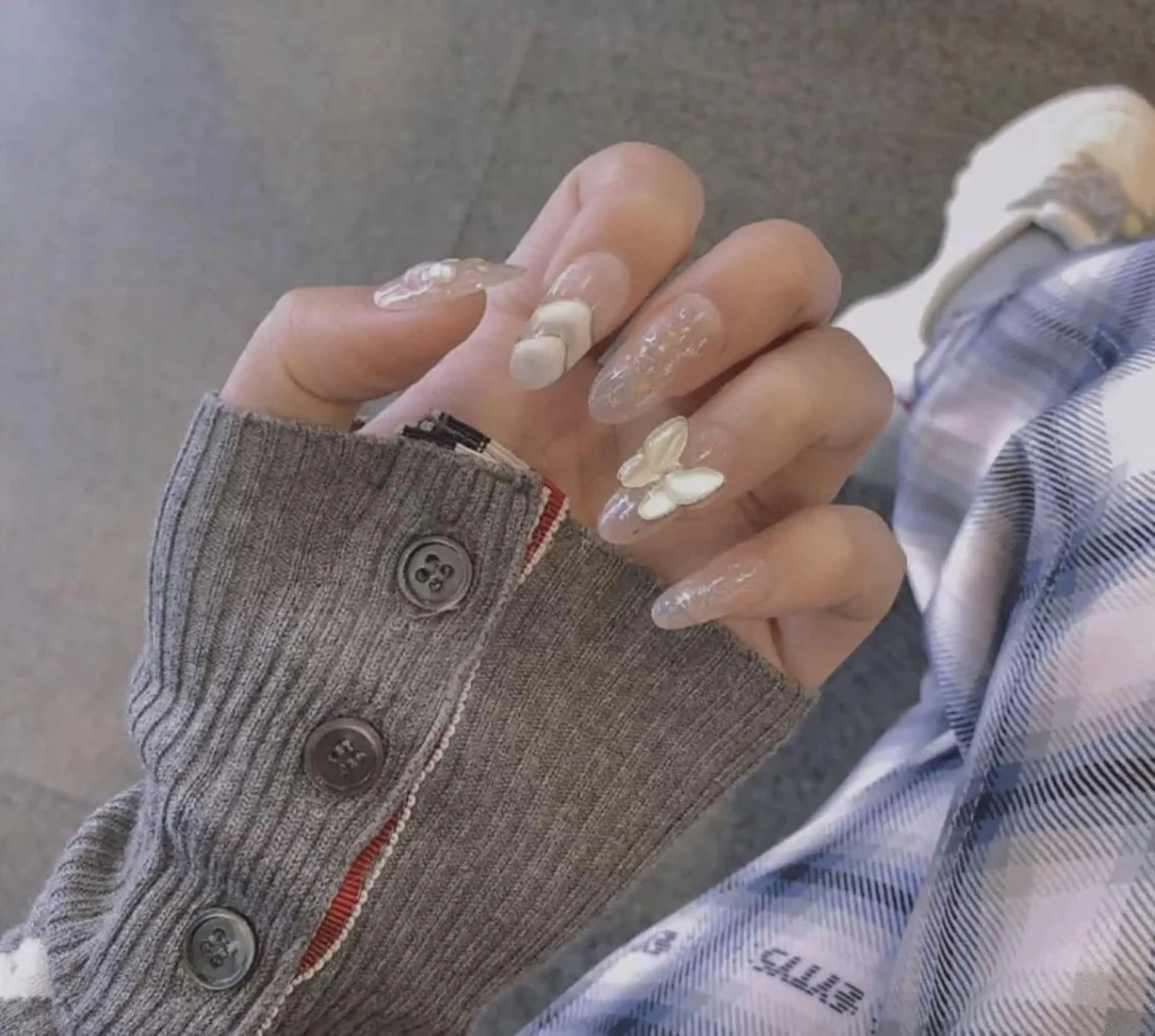 ネイル 🦋ネイルサロン ブラン🌈ゆりのネイルデザイン