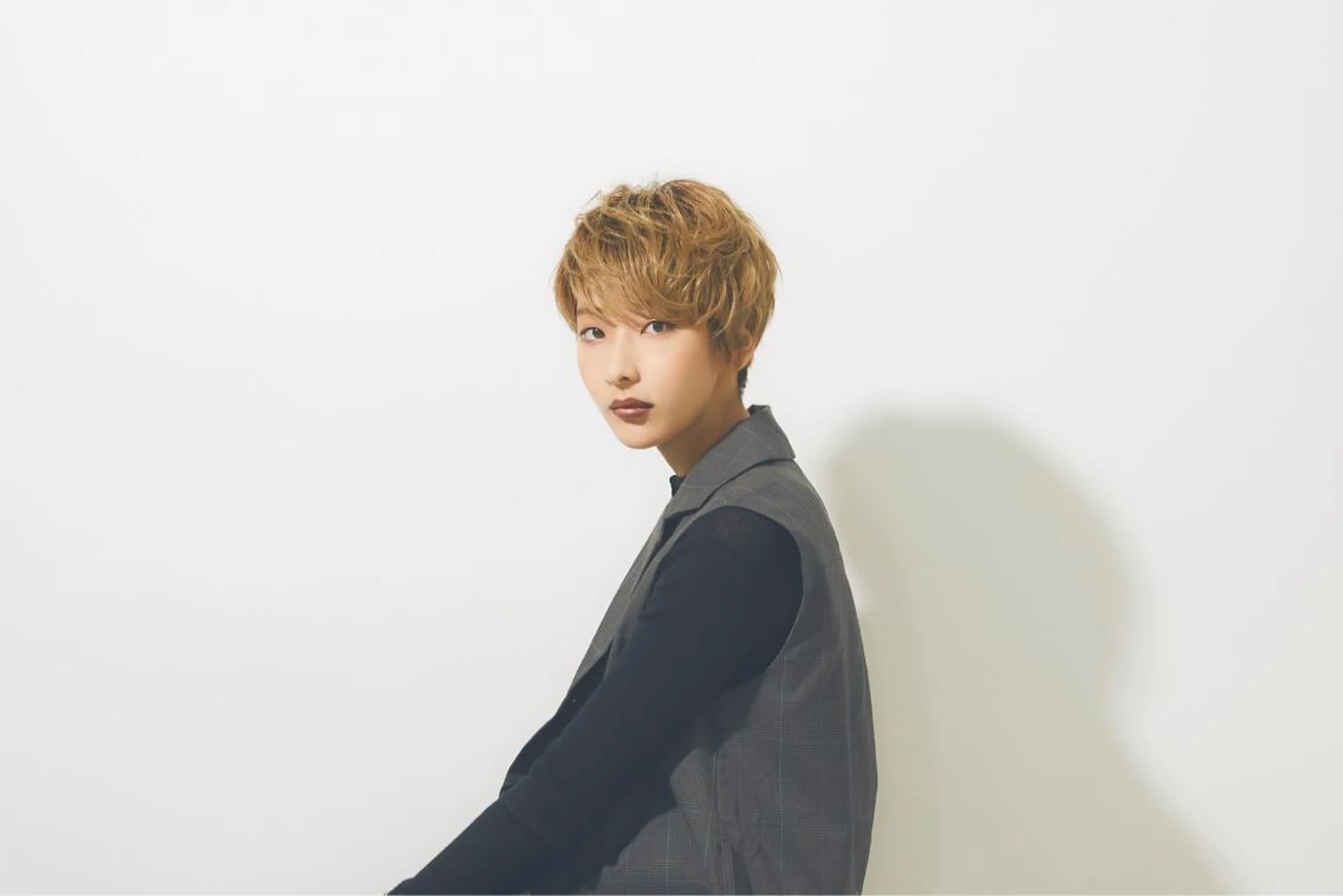 ショート パーマ 大石 さやかのヘアスタイル