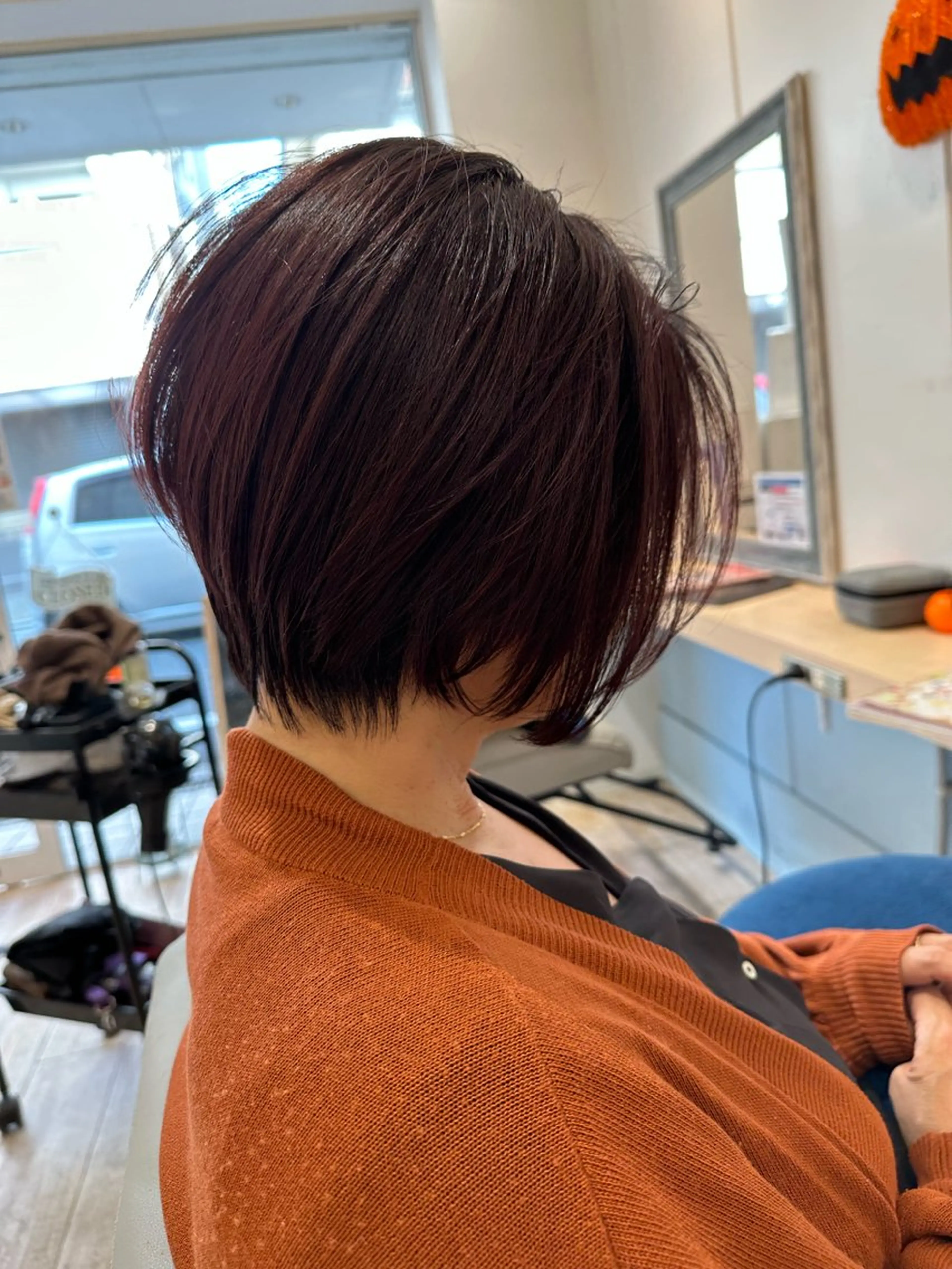 ショート ショートボブ ボブ ショートヘア 若山 敦のヘアスタイル