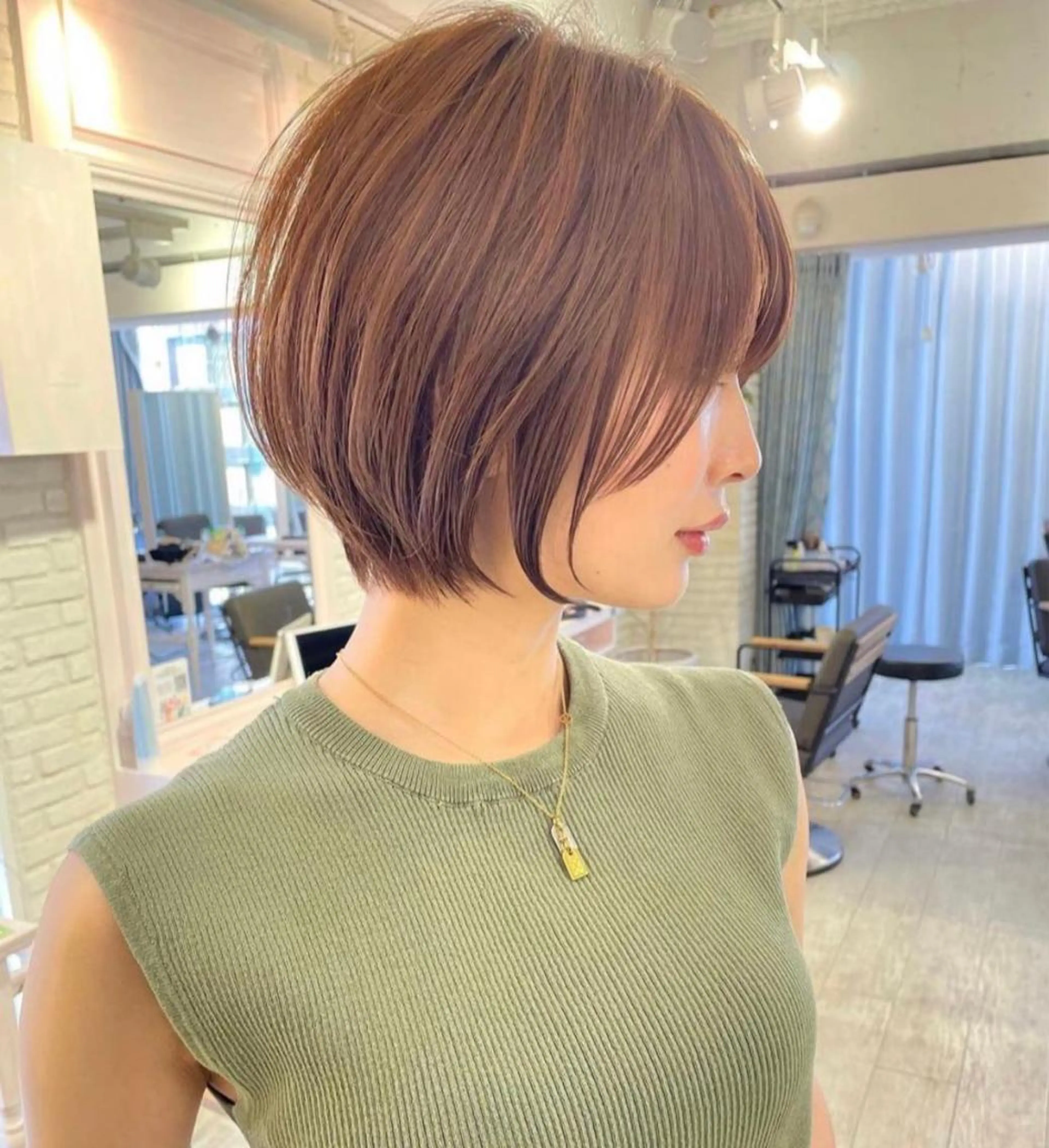 ショート 似合わせショート🌿 ボブ🫧 乾辺真悠子のヘアスタイル