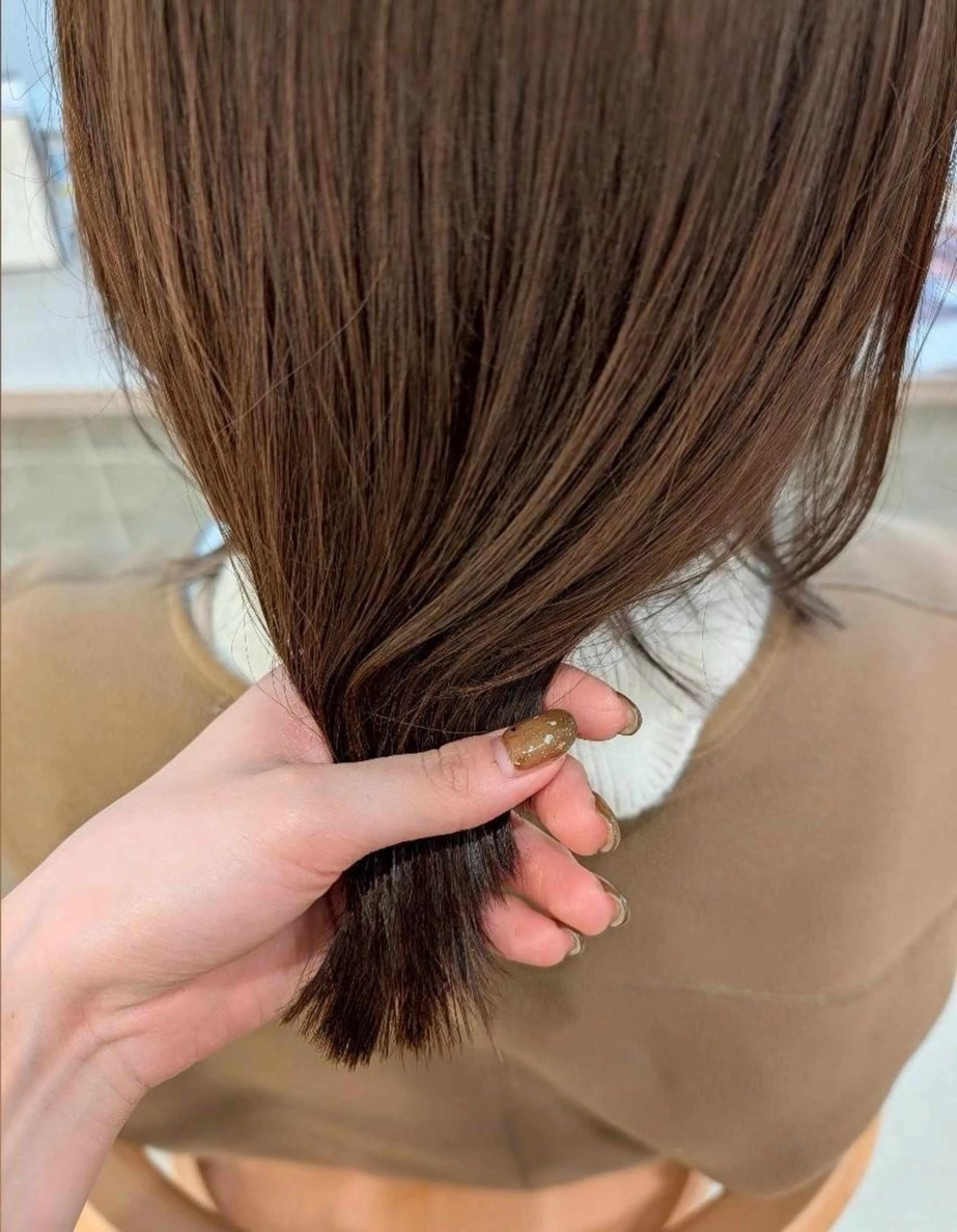 カラー ルプラボウ せとくち ななのヘアスタイル