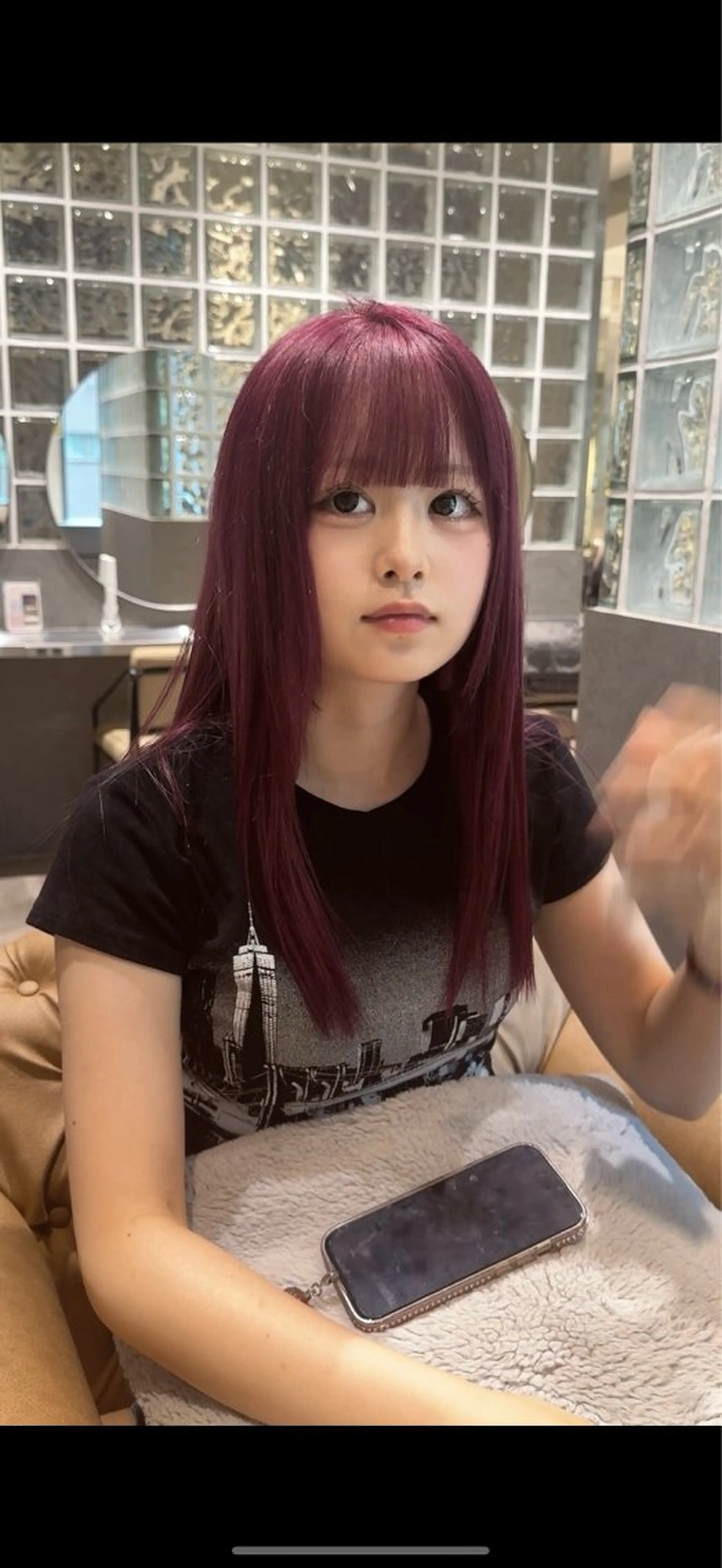 ロング ヘアカラー トリートメント 透明感カラー×ケア ブリーチTakeruのヘアスタイル