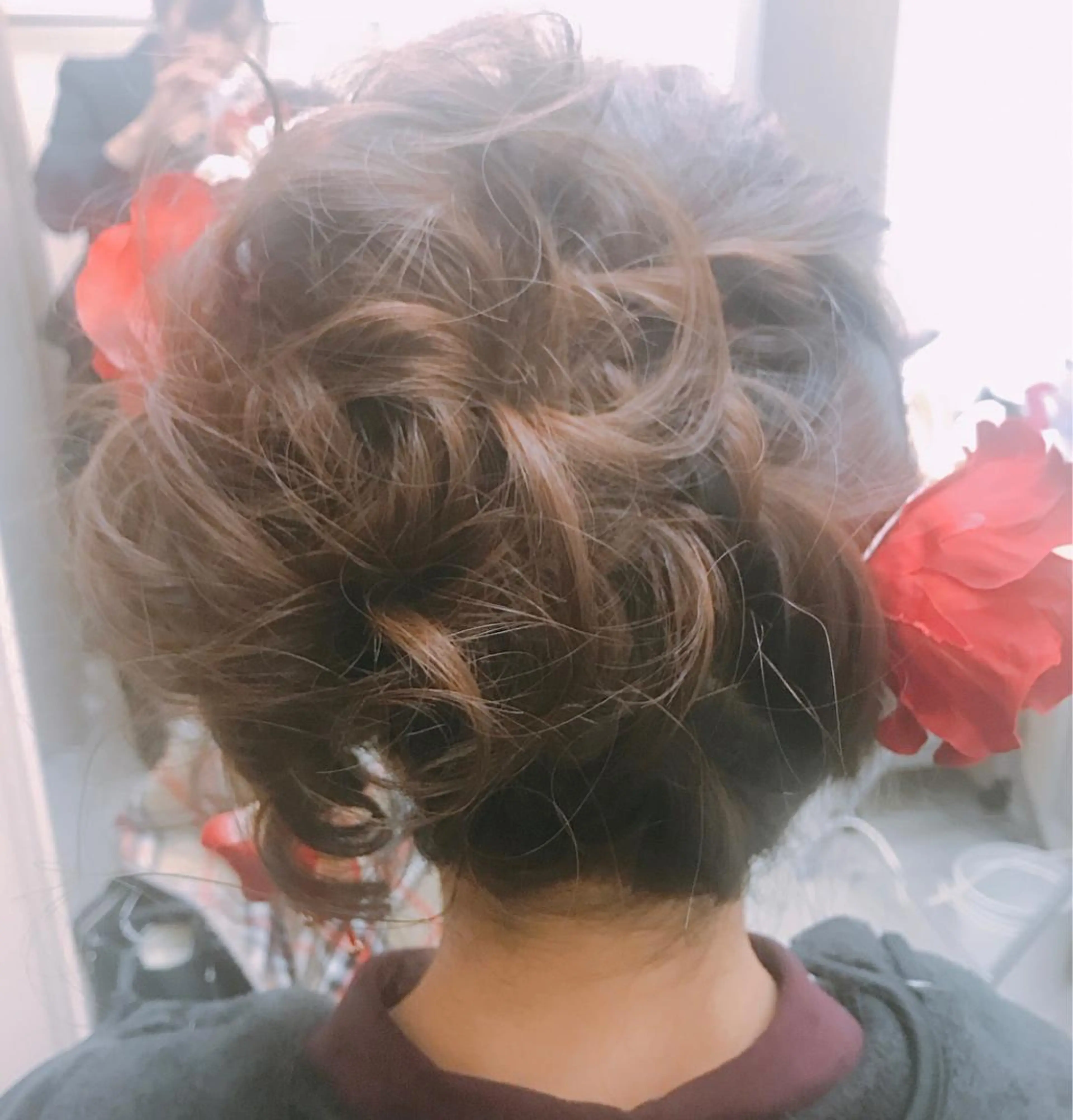 ヘアアレンジ 卒業式のヘアスタイル 髪飾り 鈴木 杏果のその他イメージ