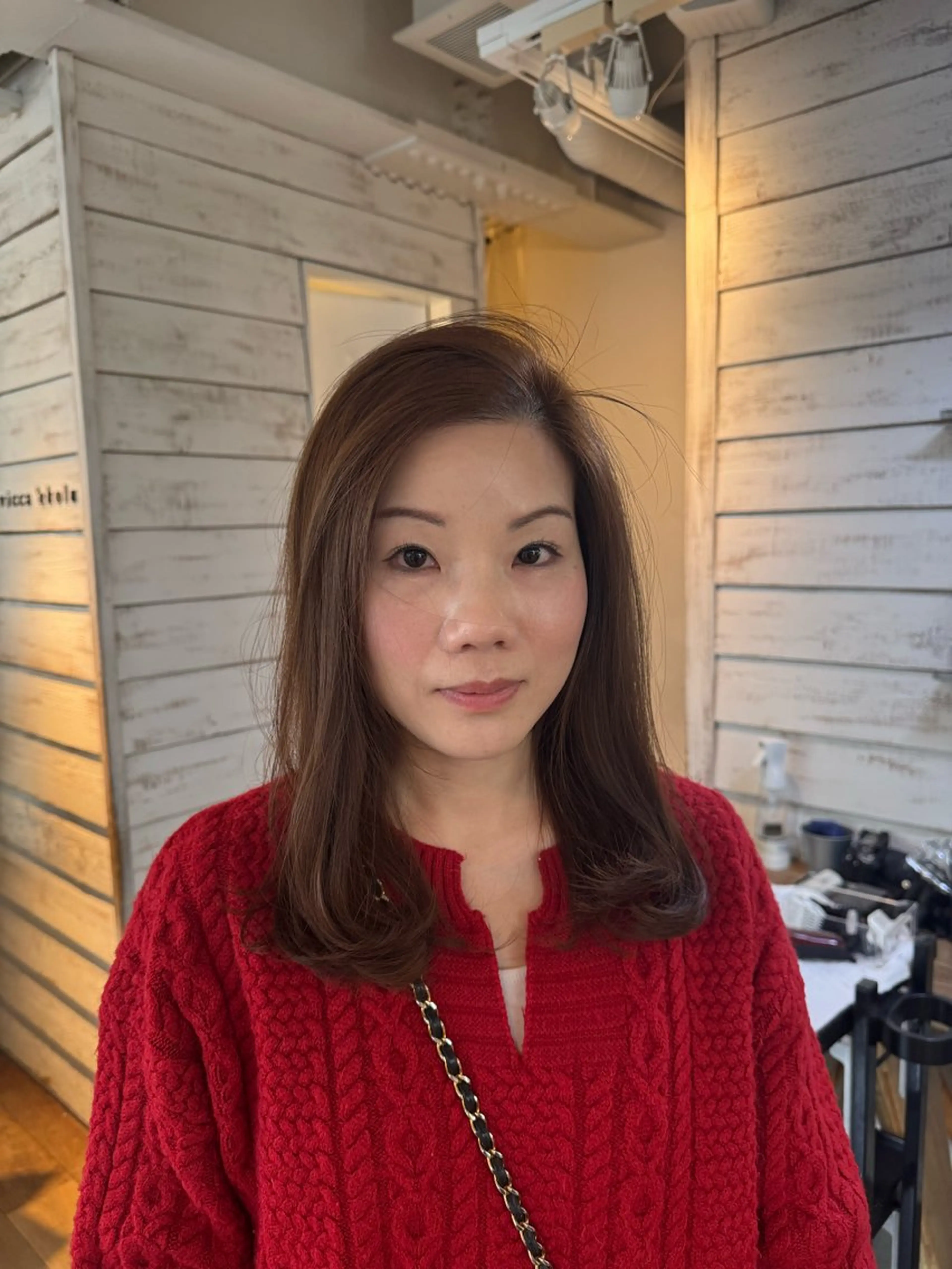 セミロング 🪞表参道パーマ Nikachi🪞のヘアスタイル