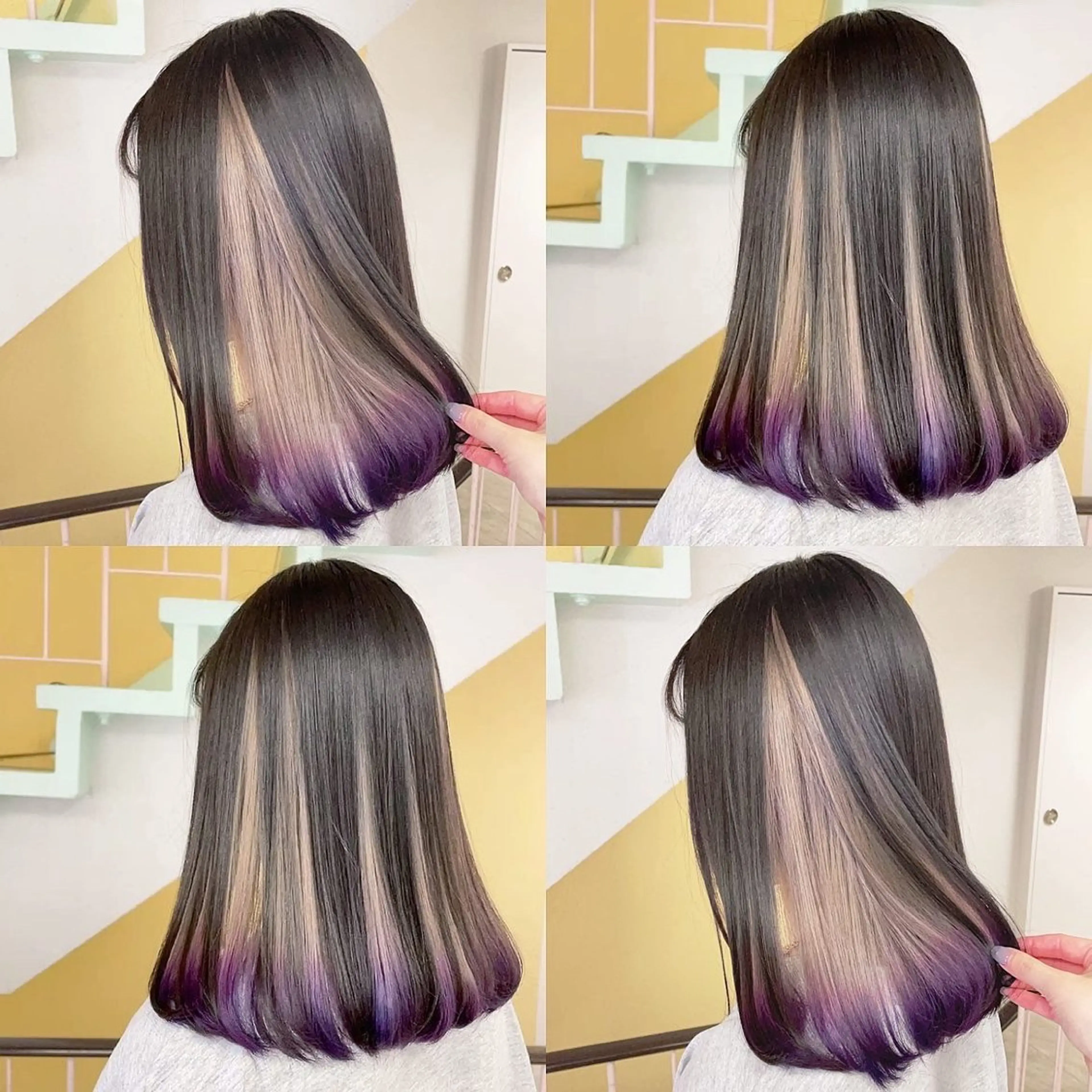 カラー ヘアカラー トリートメント 渋谷:インナーカラー ／🍒エリカ🍒のヘアスタイル