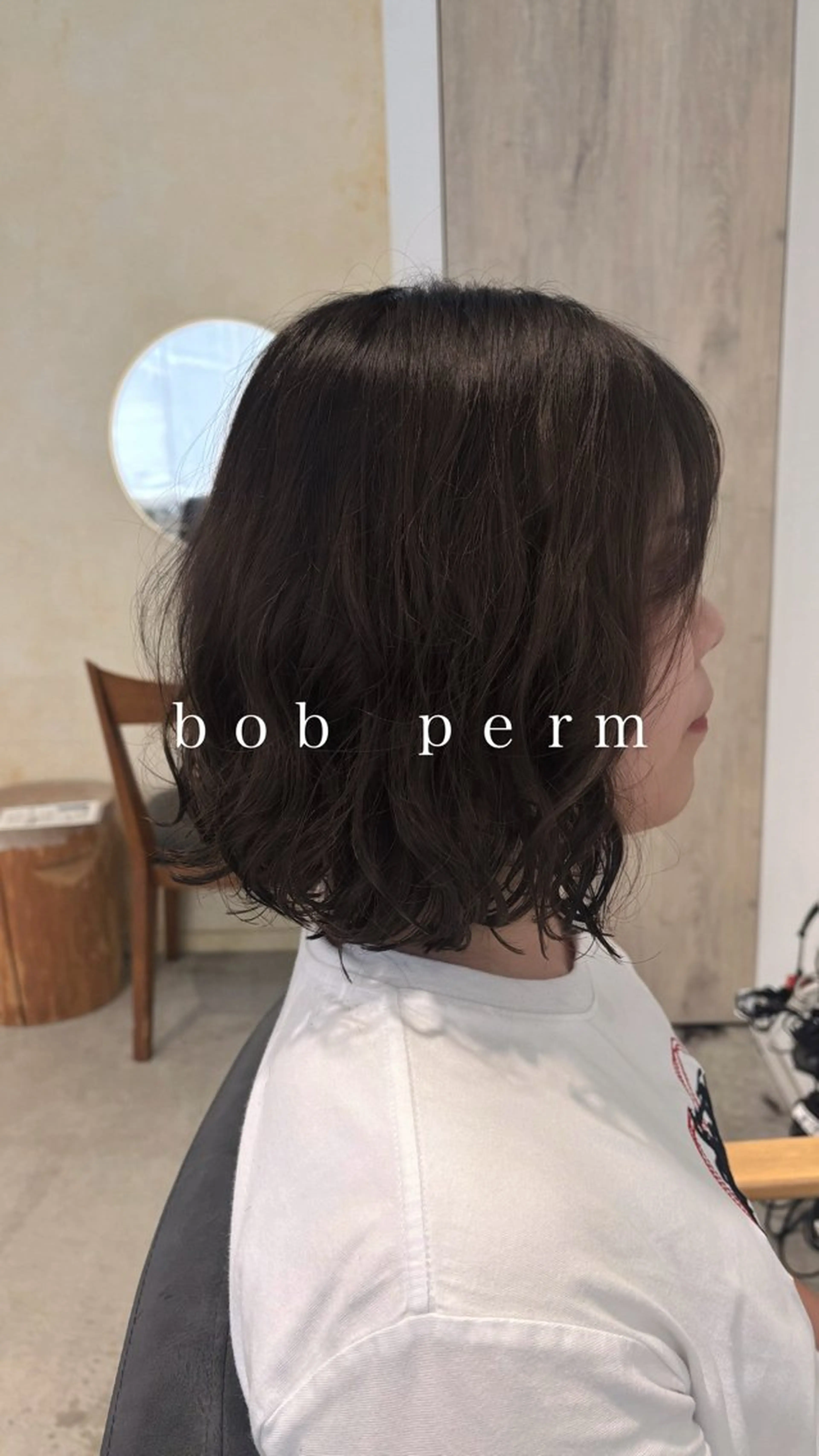 ショート パーマ ボブ hair shioのヘアスタイル