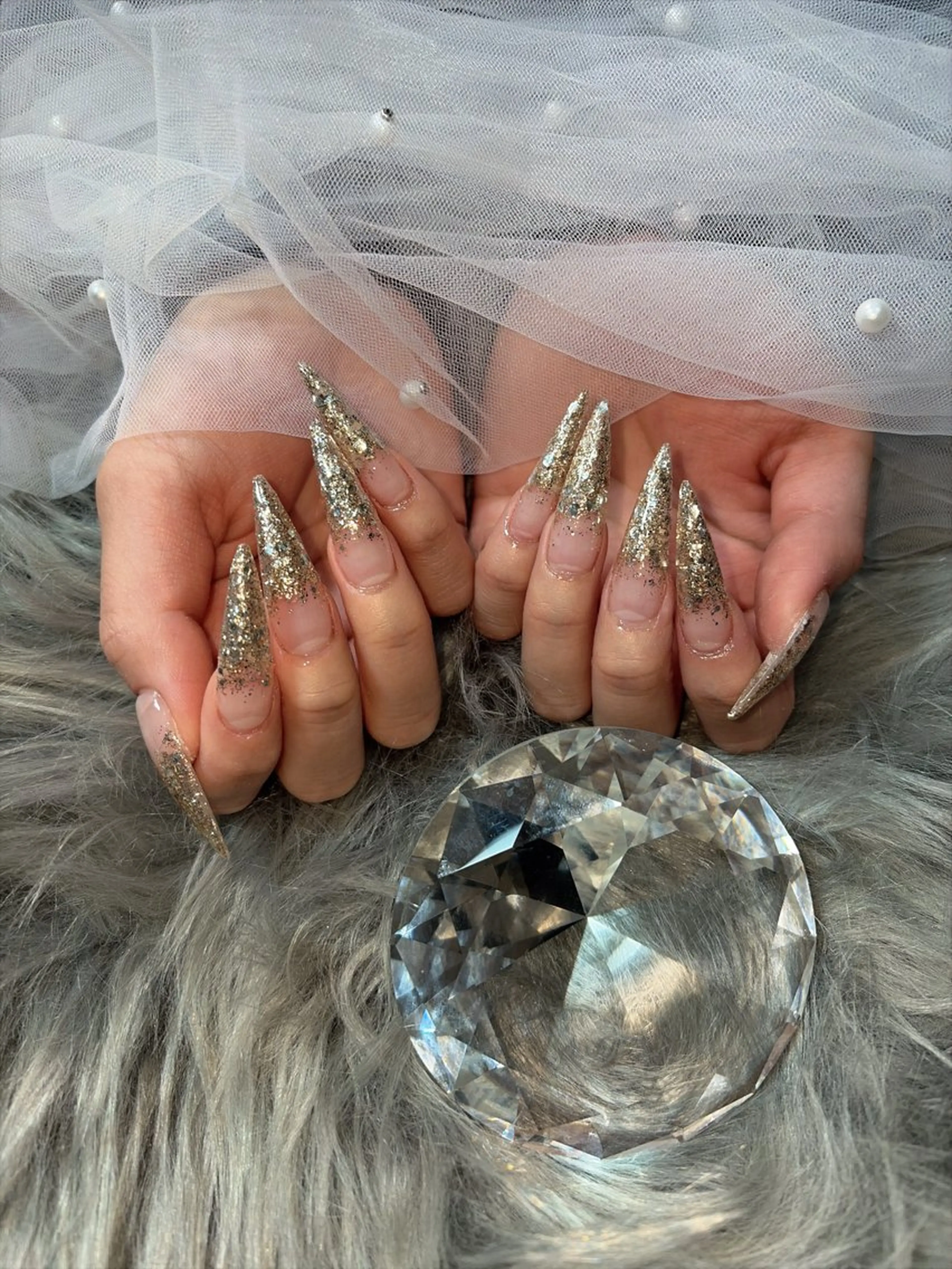ロング ハンドネイル milinail 莉奈のネイルデザイン