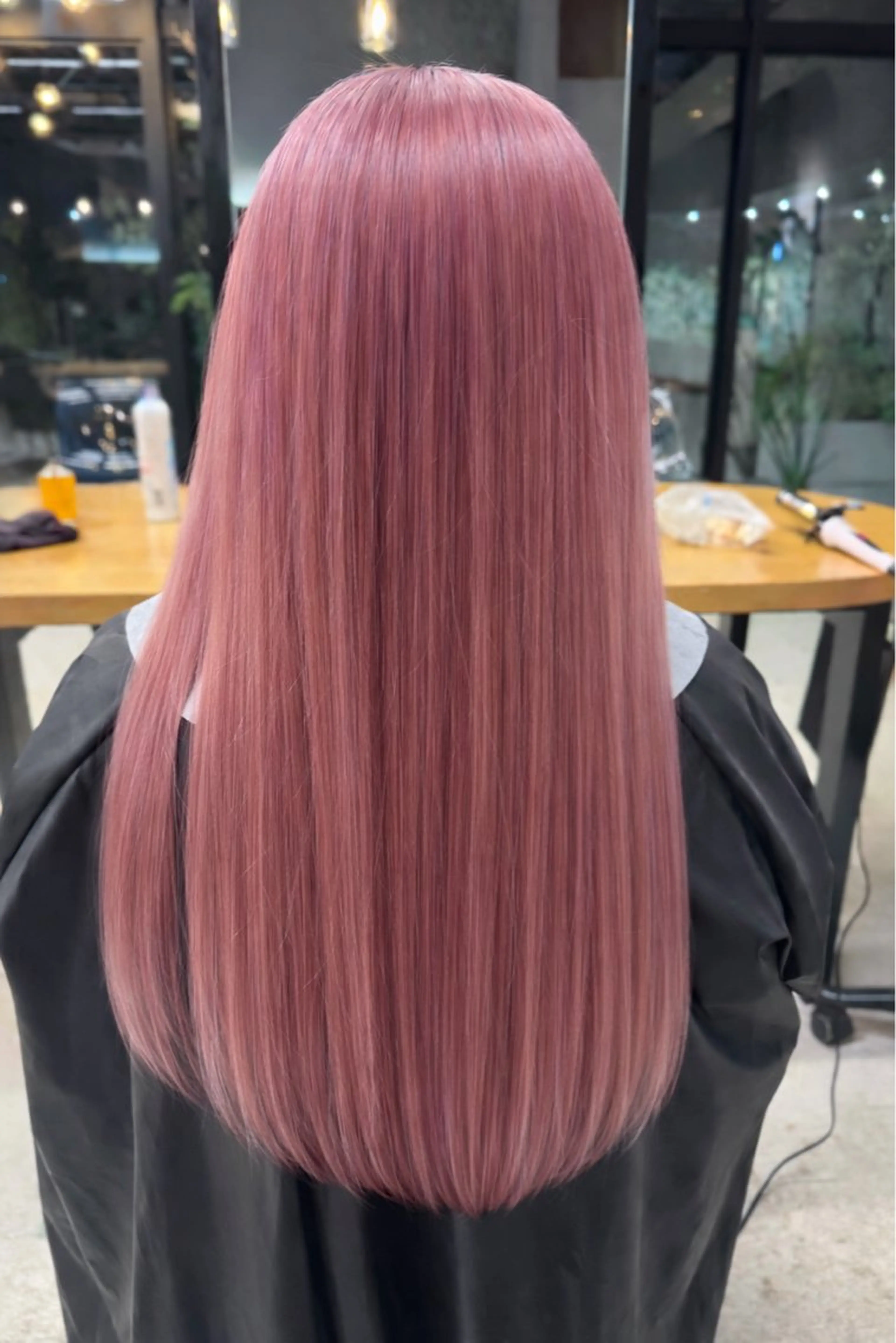 ロング カラー ベージュカラー ダブルカラー ピンクカラー ピンクベージュ 🎀レイナ/透明感 /艶感/髪質改善🎀のヘアスタイル