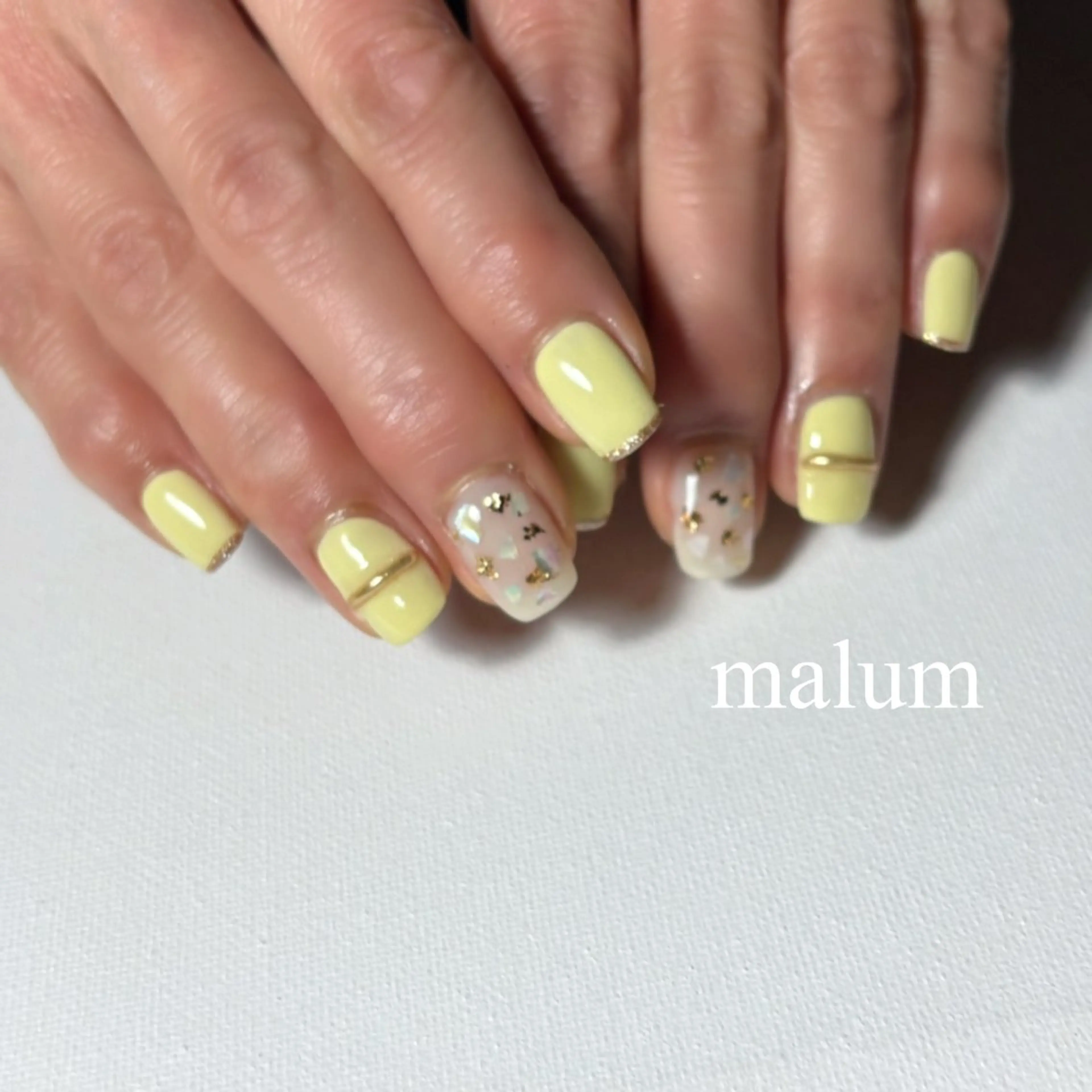 ネイル ハンドネイル malum nailのネイルデザイン