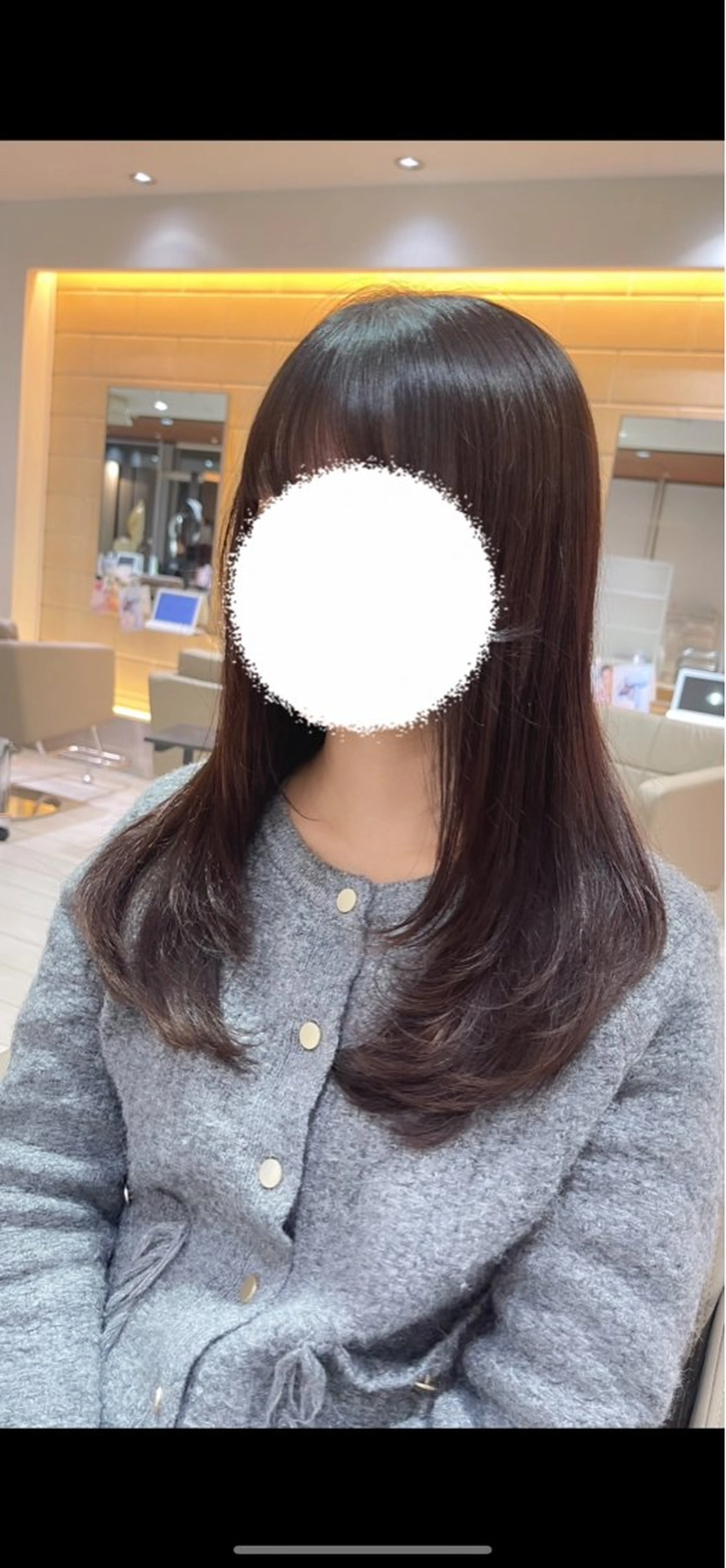 ロング 【AIR銀座】 園田萌華のヘアスタイル