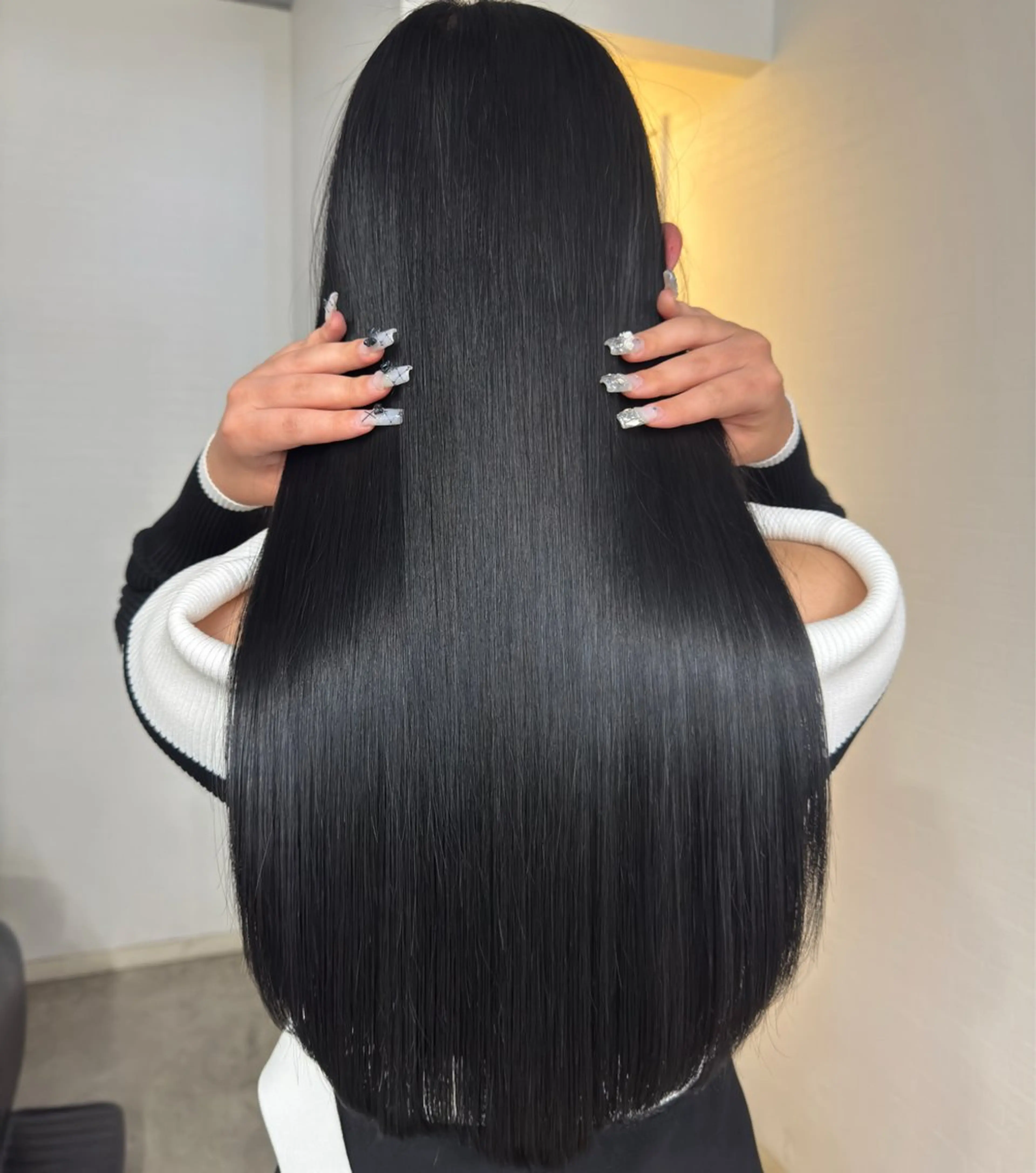 ロング カラー トリートメント カット ヘアカラー トリートメント BANK'S hair所属・縮毛矯正 髪質改善寺坂雄飛💐のヘアスタイル