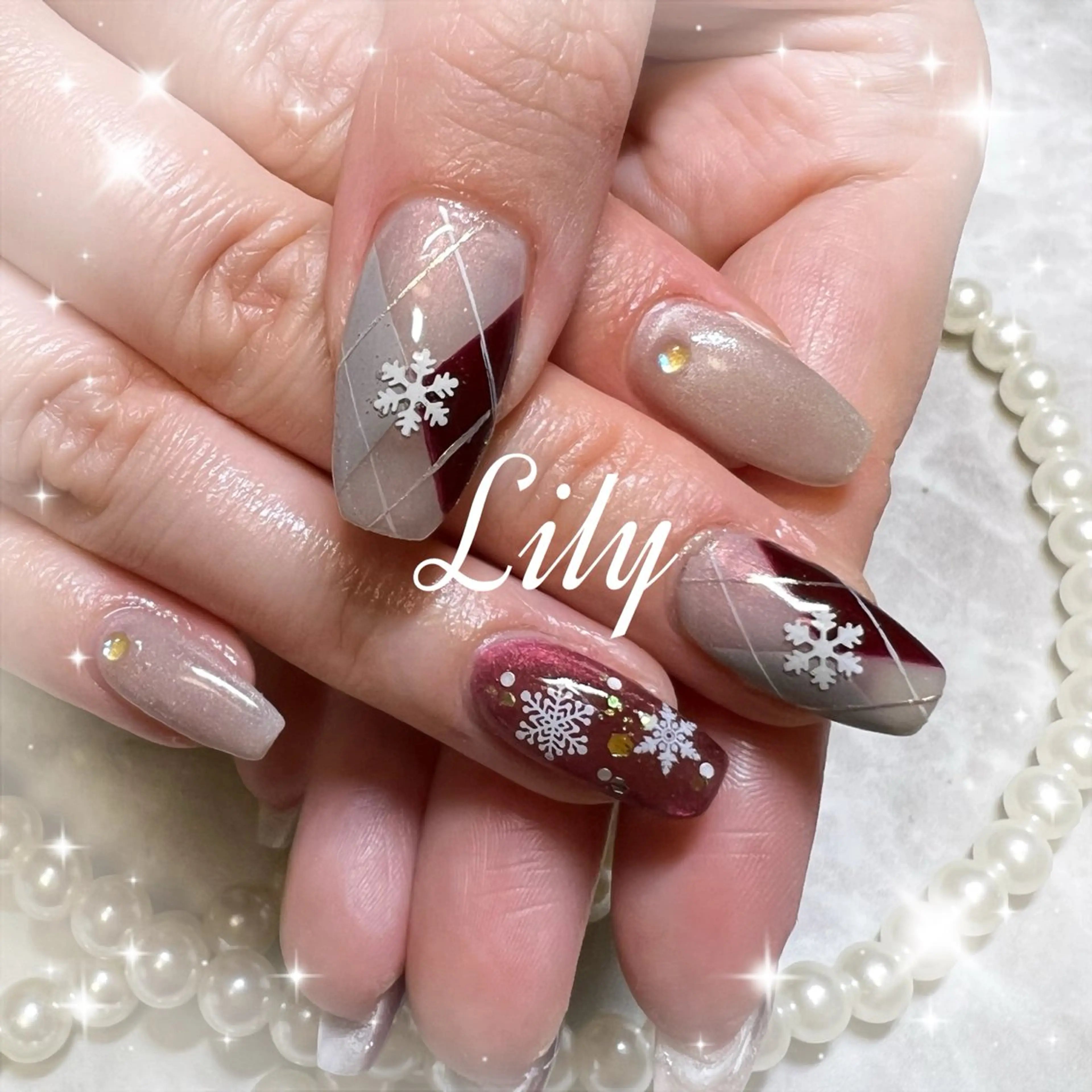 ネイル ハンドネイル Lily*nail 🌻Mii🌻のネイルデザイン