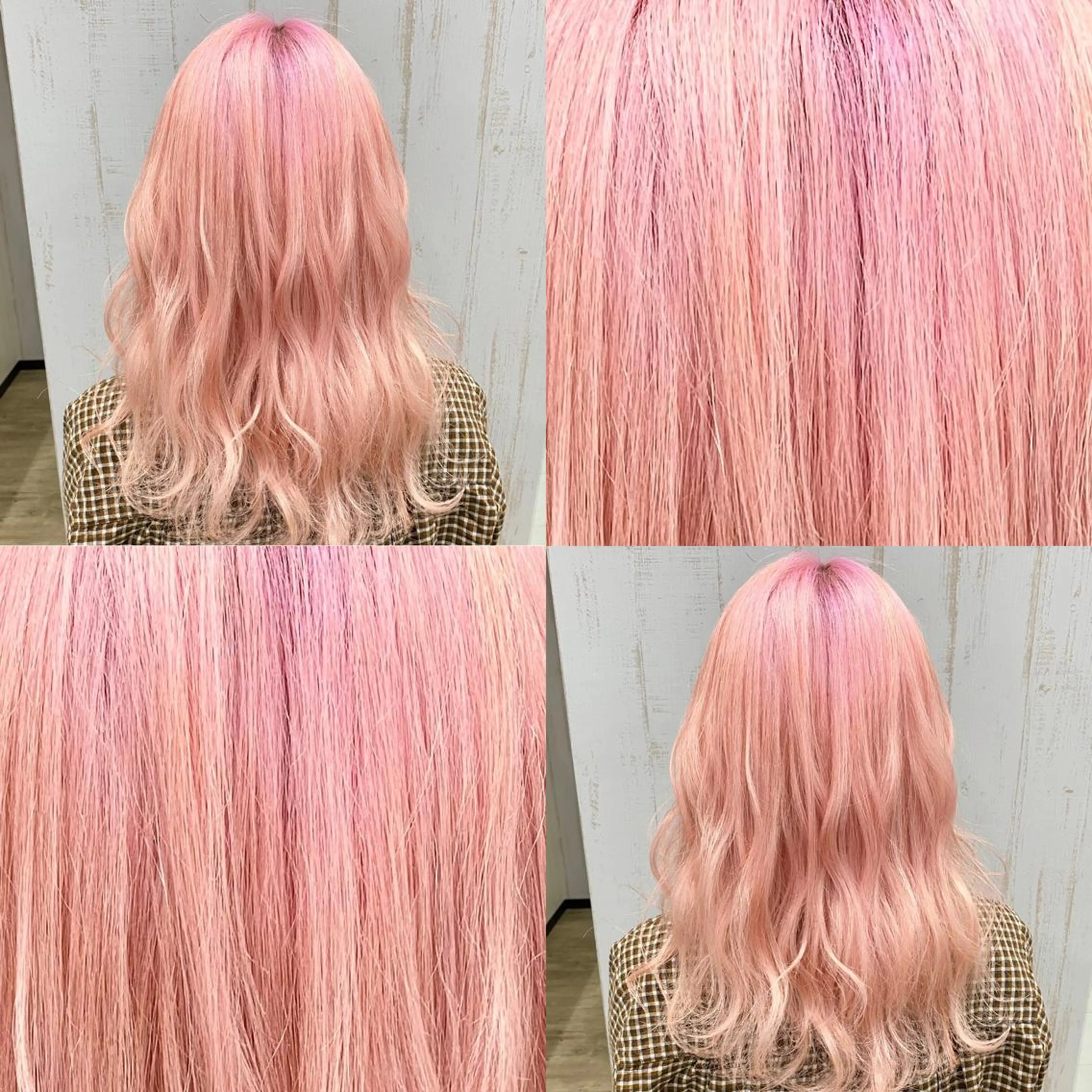 ミディアム カラー ハイトーン💫 エクステ💫maiのヘアスタイル