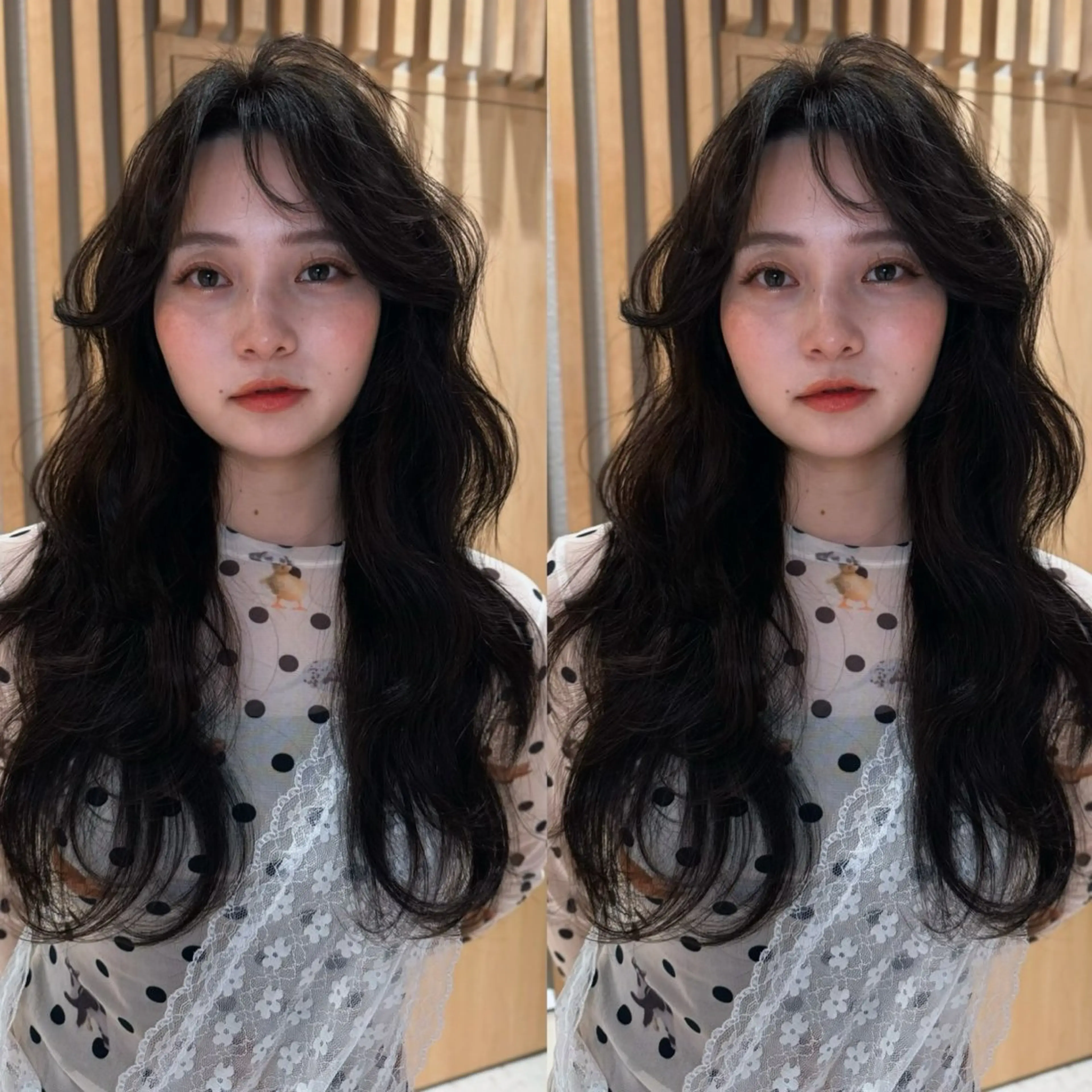 ロング カラー 似合わせカット カット ヘアカラー トリートメント レイヤー/髪質改善 Lond ambreのヘアスタイル