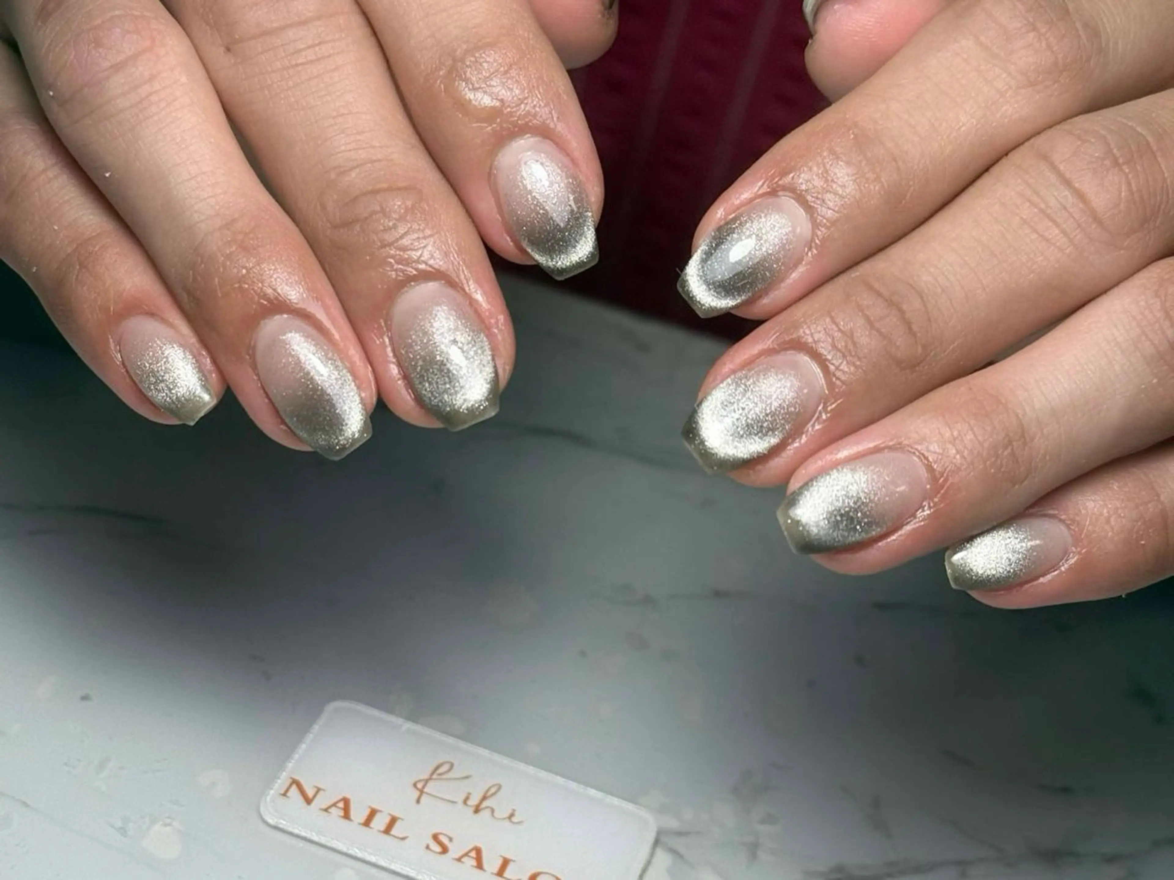 ネイル アートネイル フレンチネイル ジェルネイル グラデーション 韓国ネイル ハンドネイル 💕鈴木ユリ パラジェル/オフ無料のネイルデザイン