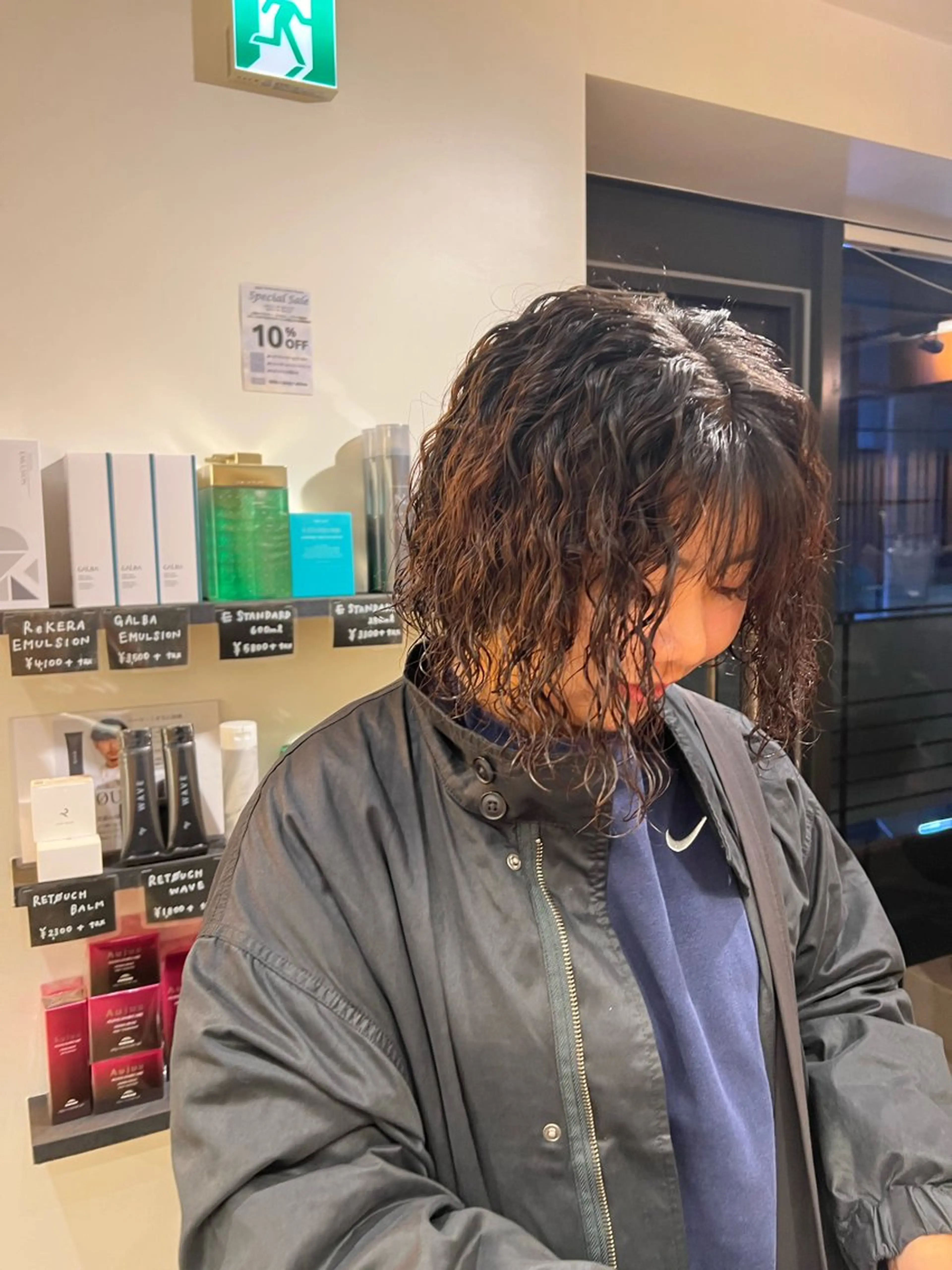 ミディアム パーマ fifth PARK HIN★T★のヘアスタイル