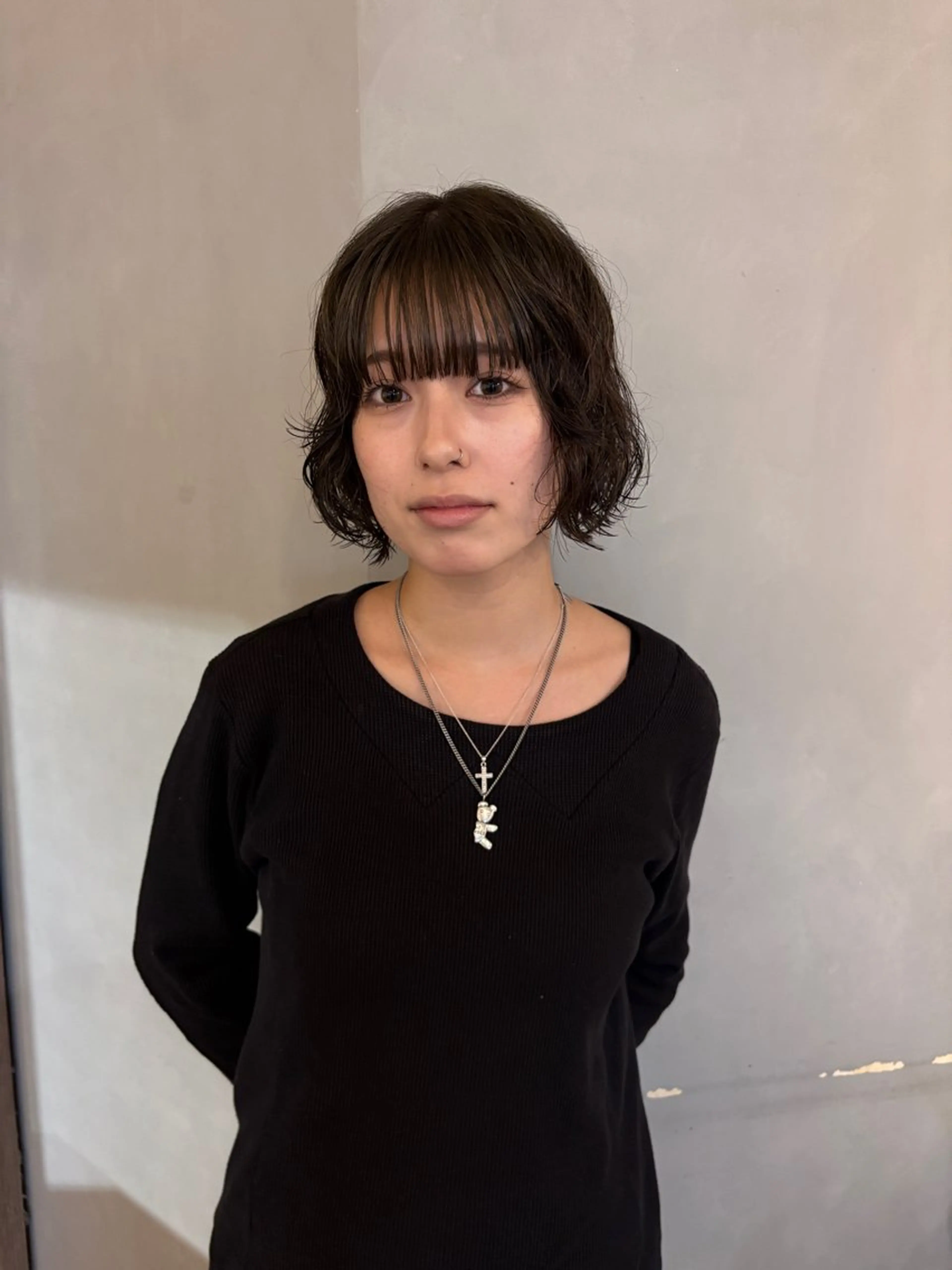 ショート カット パーマ パーマ/ボブ,ロング ヤマシタミウ🌀のヘアスタイル