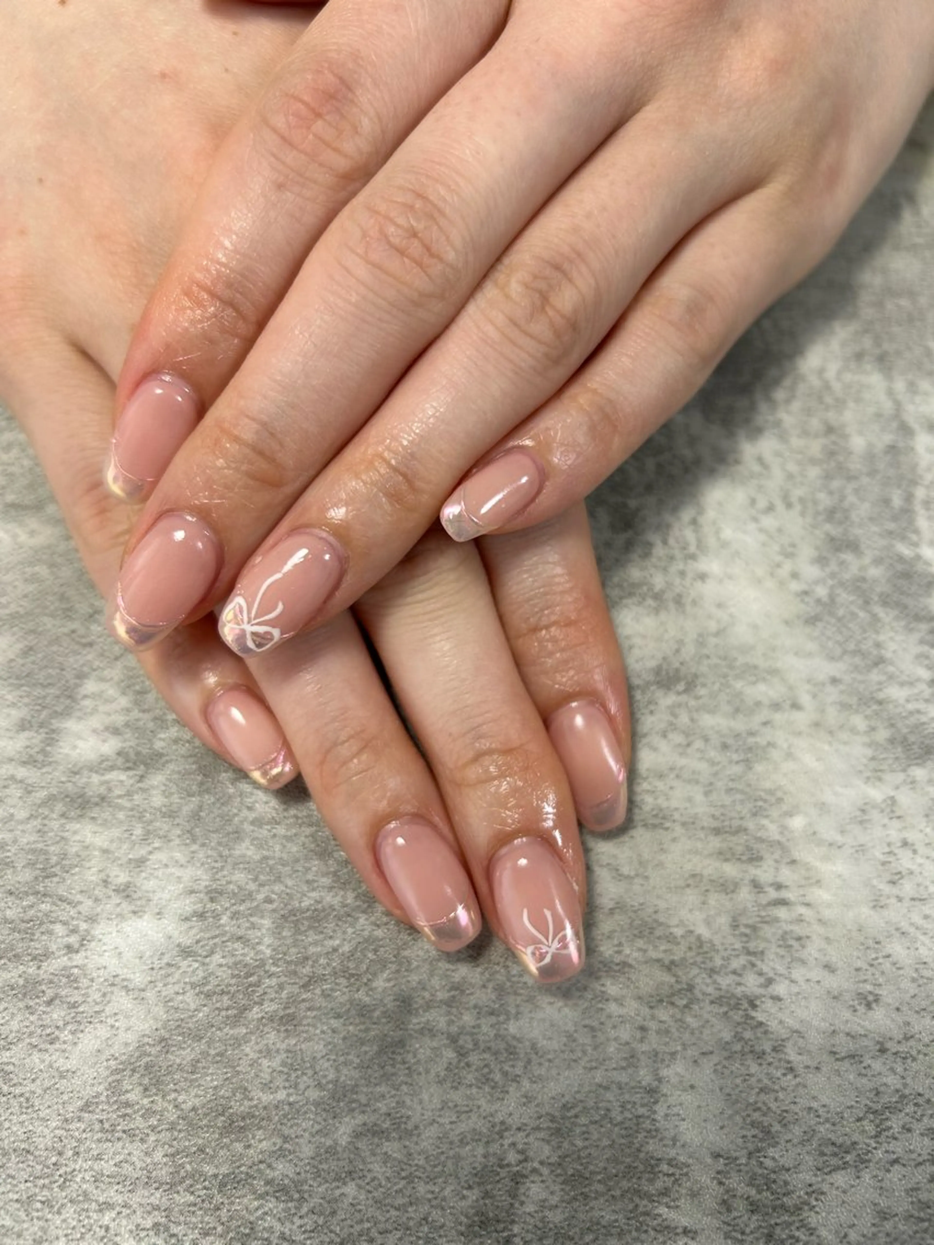 ネイル フレンチネイル ミラーネイル Ｍ`s プライベートサロンのエステ・リラクイメージ