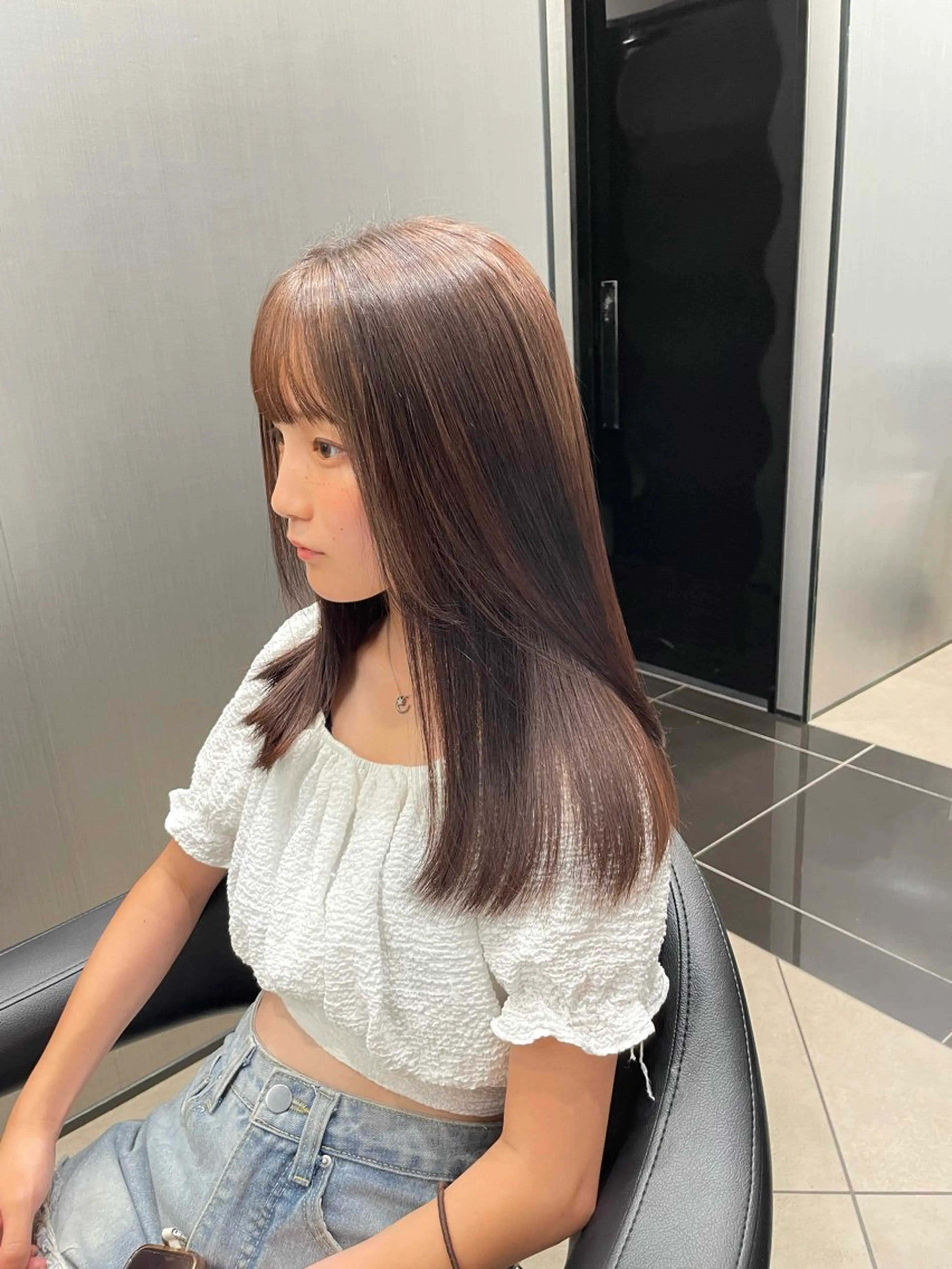 ロング 松尾 祐輝のヘアスタイル