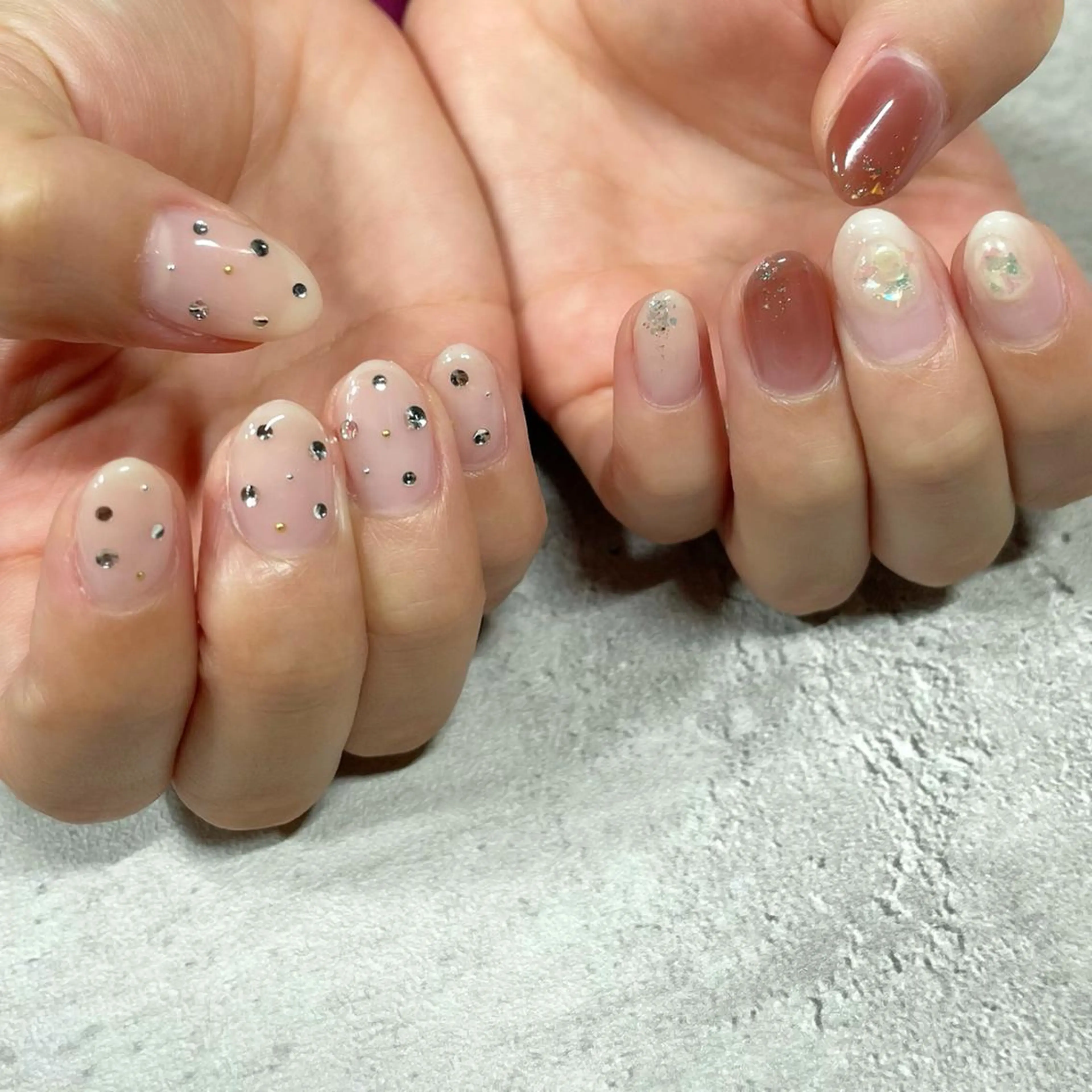 ネイル ジェルネイル 東 千夏のネイルデザイン