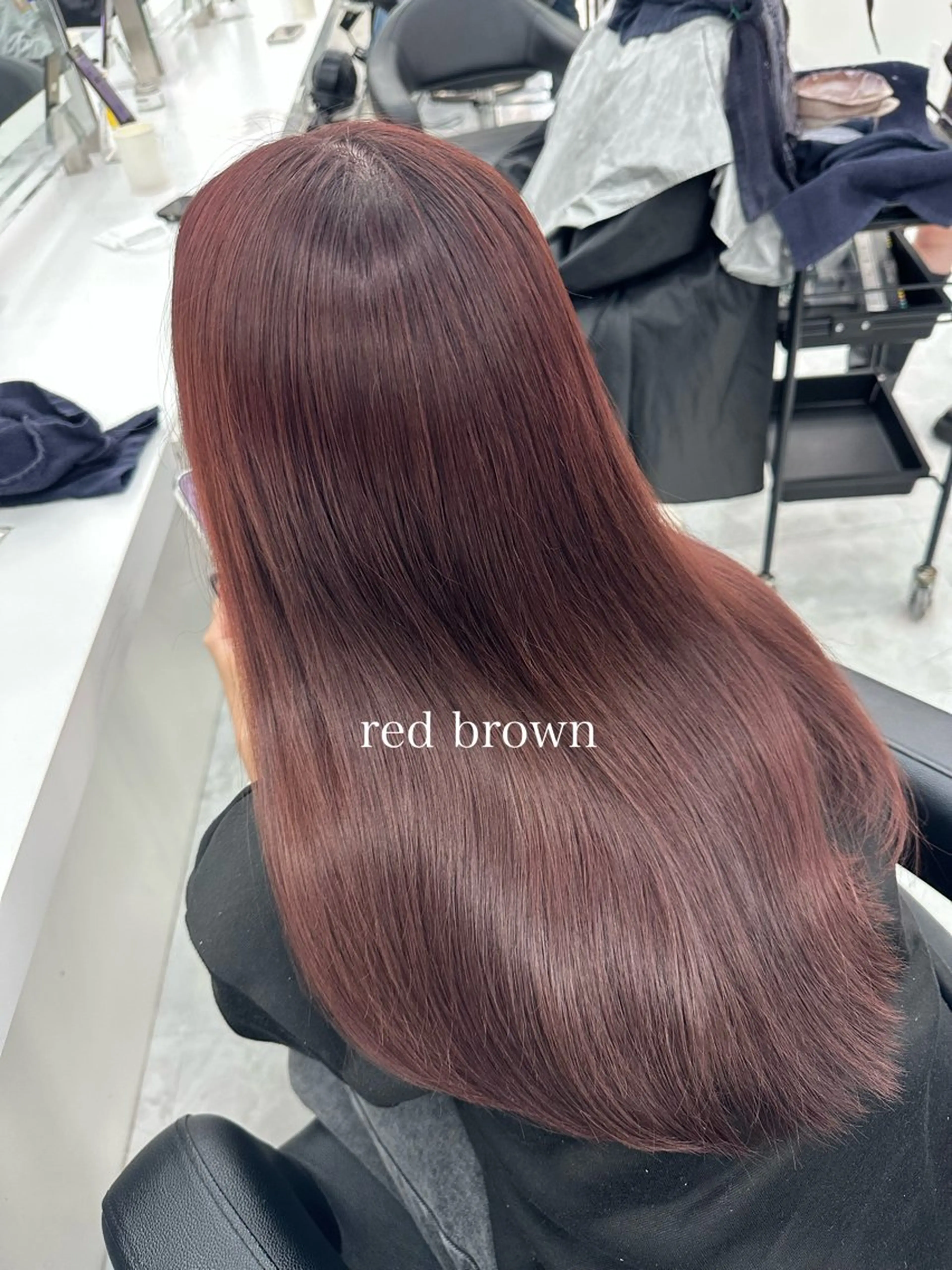 ロング カラー カット ヘアカラー ヘッドスパ ヘアセット ♦️暖色/縮毛矯正/ 🫗kazuki♦️のヘアスタイル