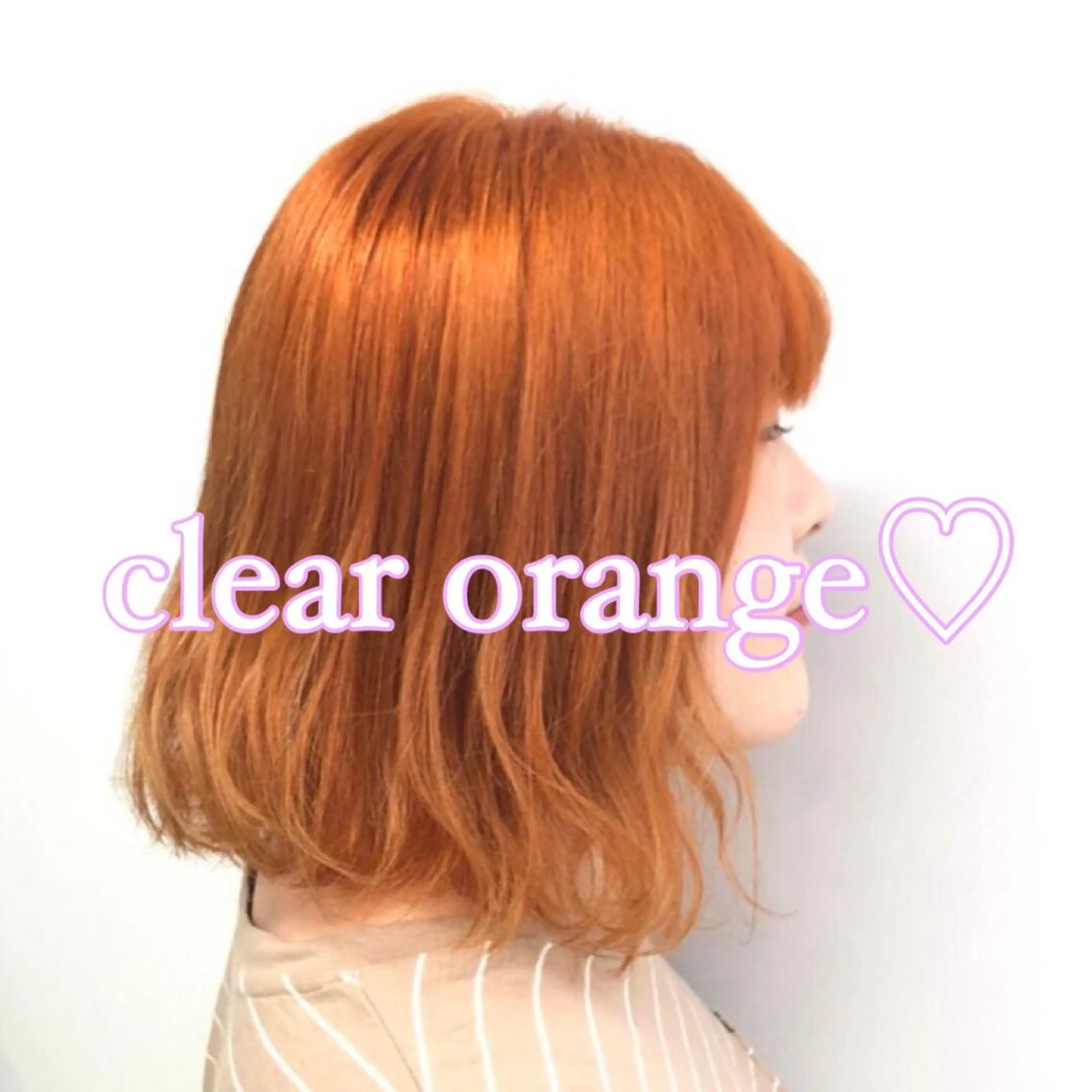 セミロング カット ヘアカラー 縮毛矯正 ♡モテ髪/似合わせ♡ 透明感/JUICE♡のヘアスタイル