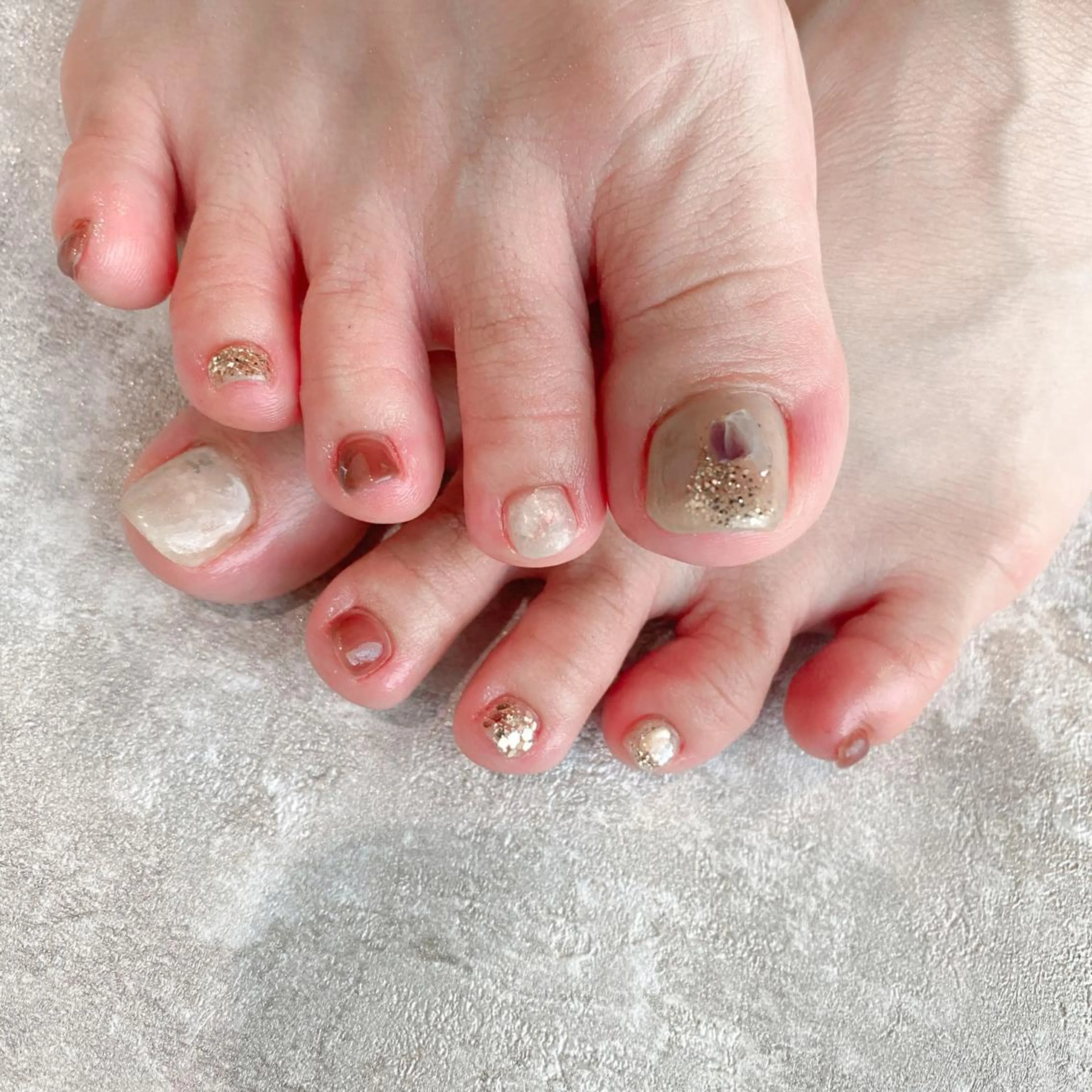 ネイル フットネイル 菅原 さおりのネイルデザイン