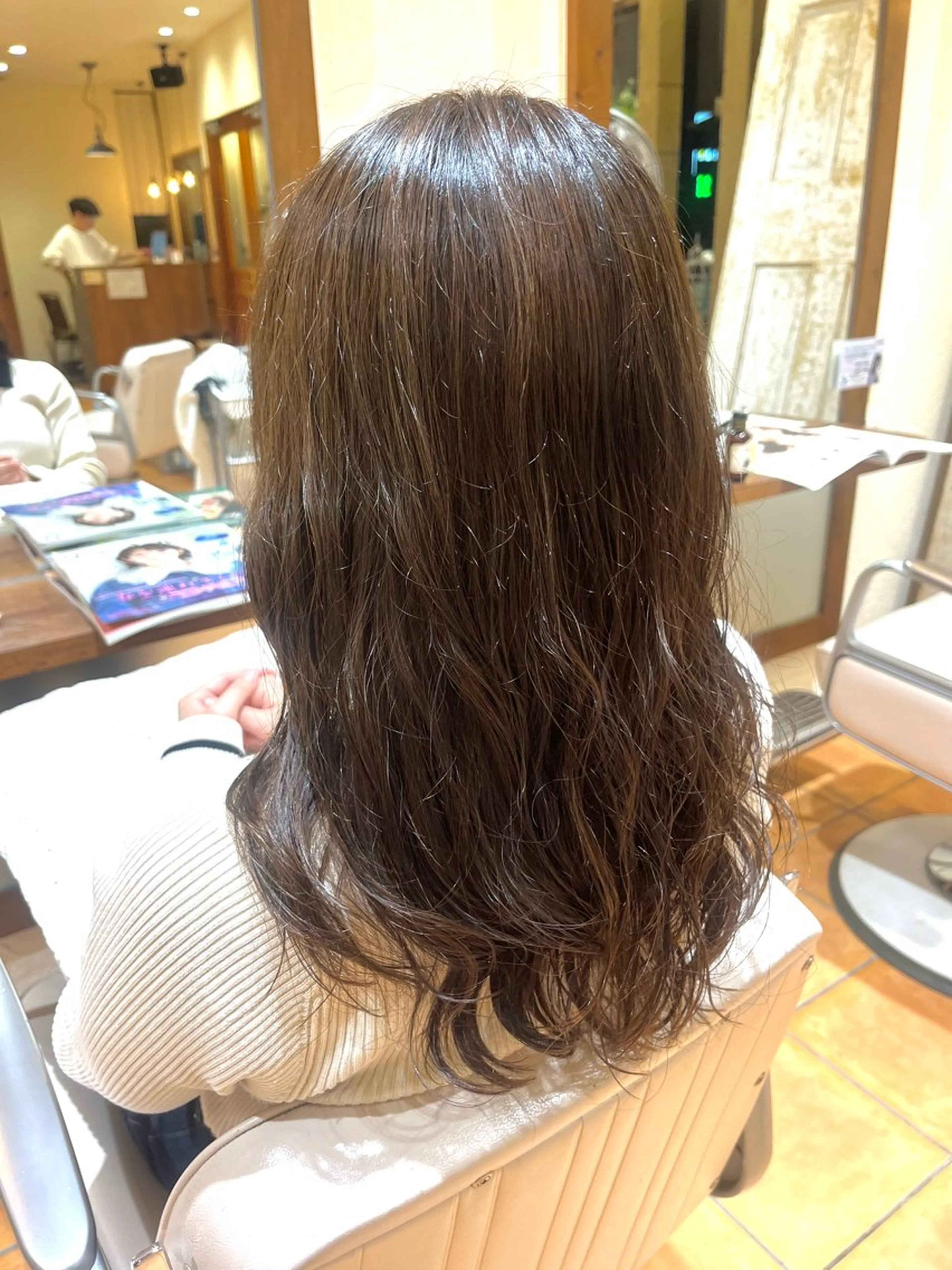 ロング パーマ カット パーマ ほそや うらら / モデル募集中🌹のヘアスタイル