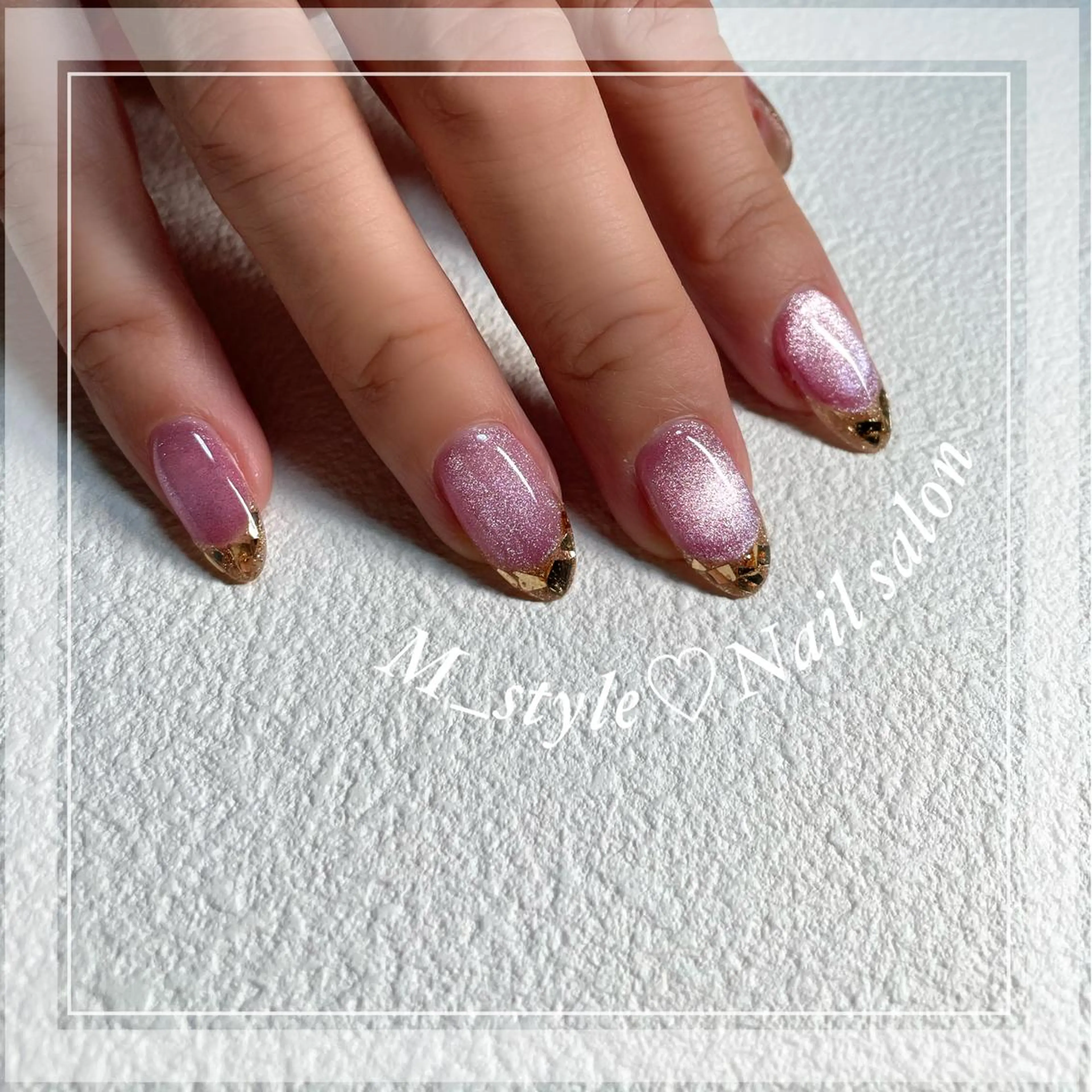 ミディアム ネイル 下妻ネイルサロン/ パラジェルのネイルデザイン