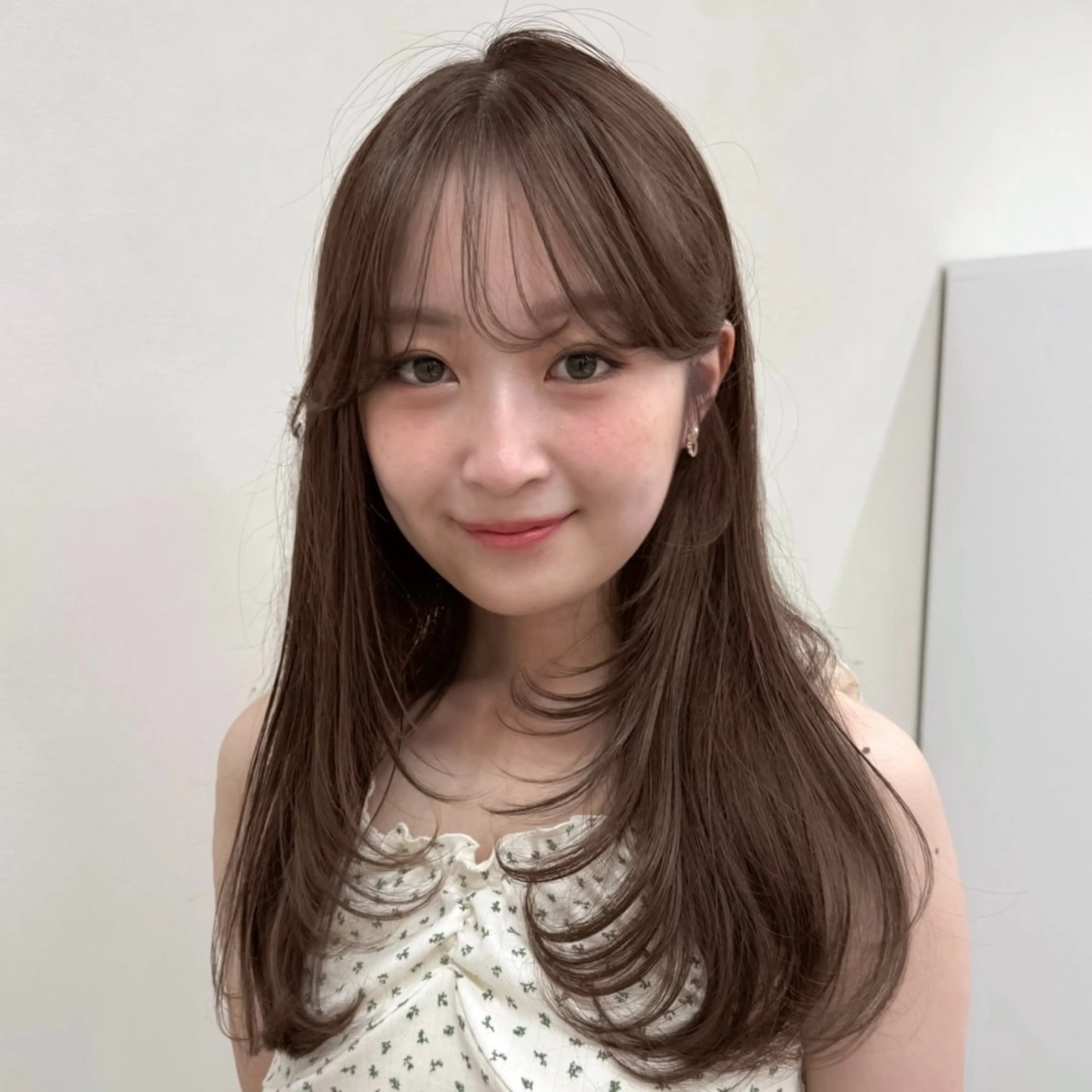 セミロング カラー ブラウンカラー 透明感カラー ナチュラルブラウン レイヤーカット カット ヘアカラー トリートメント ボブ/レイヤー /sora🌙✨️のヘアスタイル