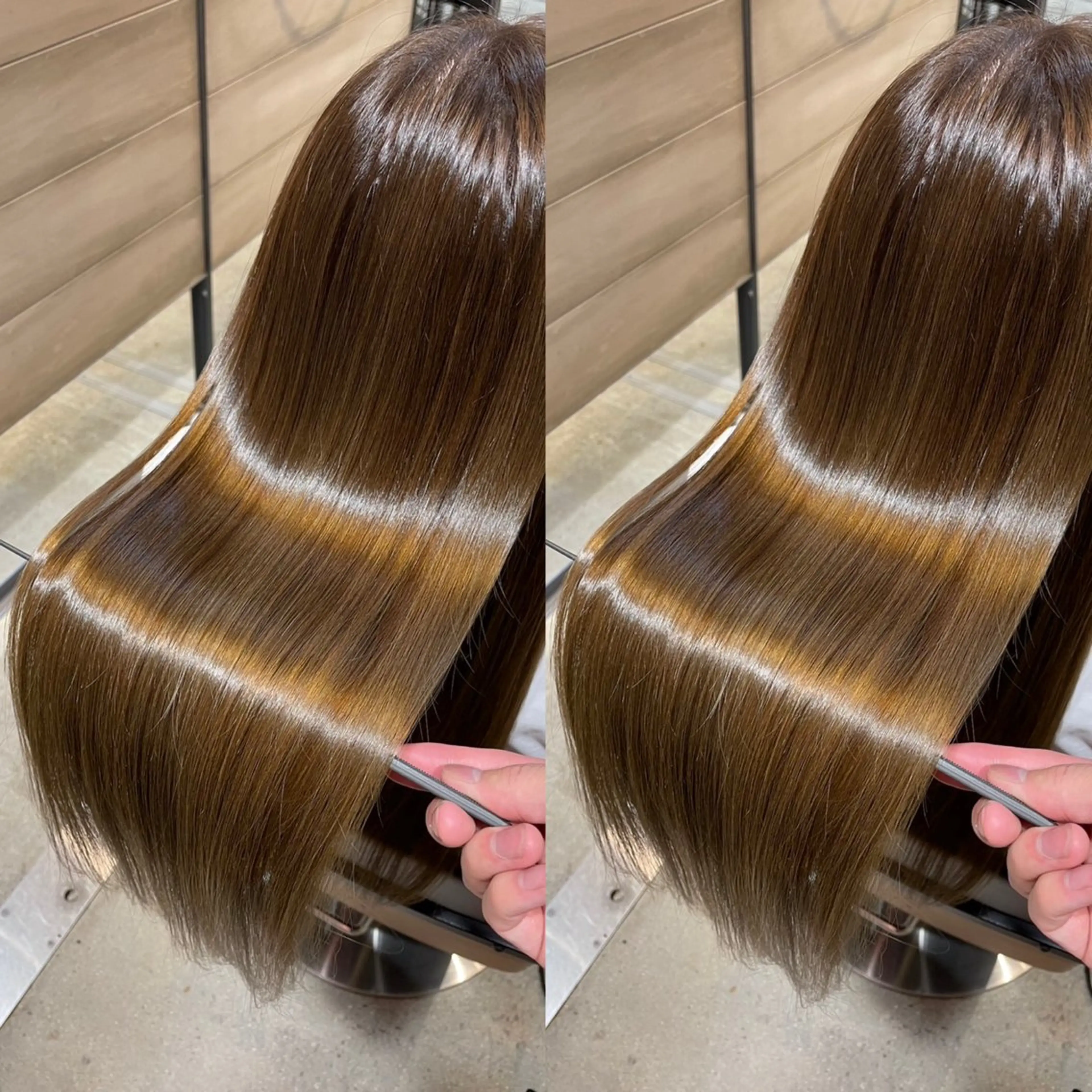 セミロング トリートメント 髪質改善／韓国風 恵比寿/Renのヘアスタイル